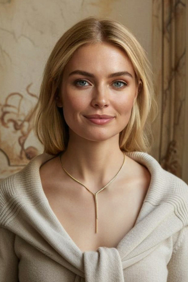 Delphine Lariat Necklace