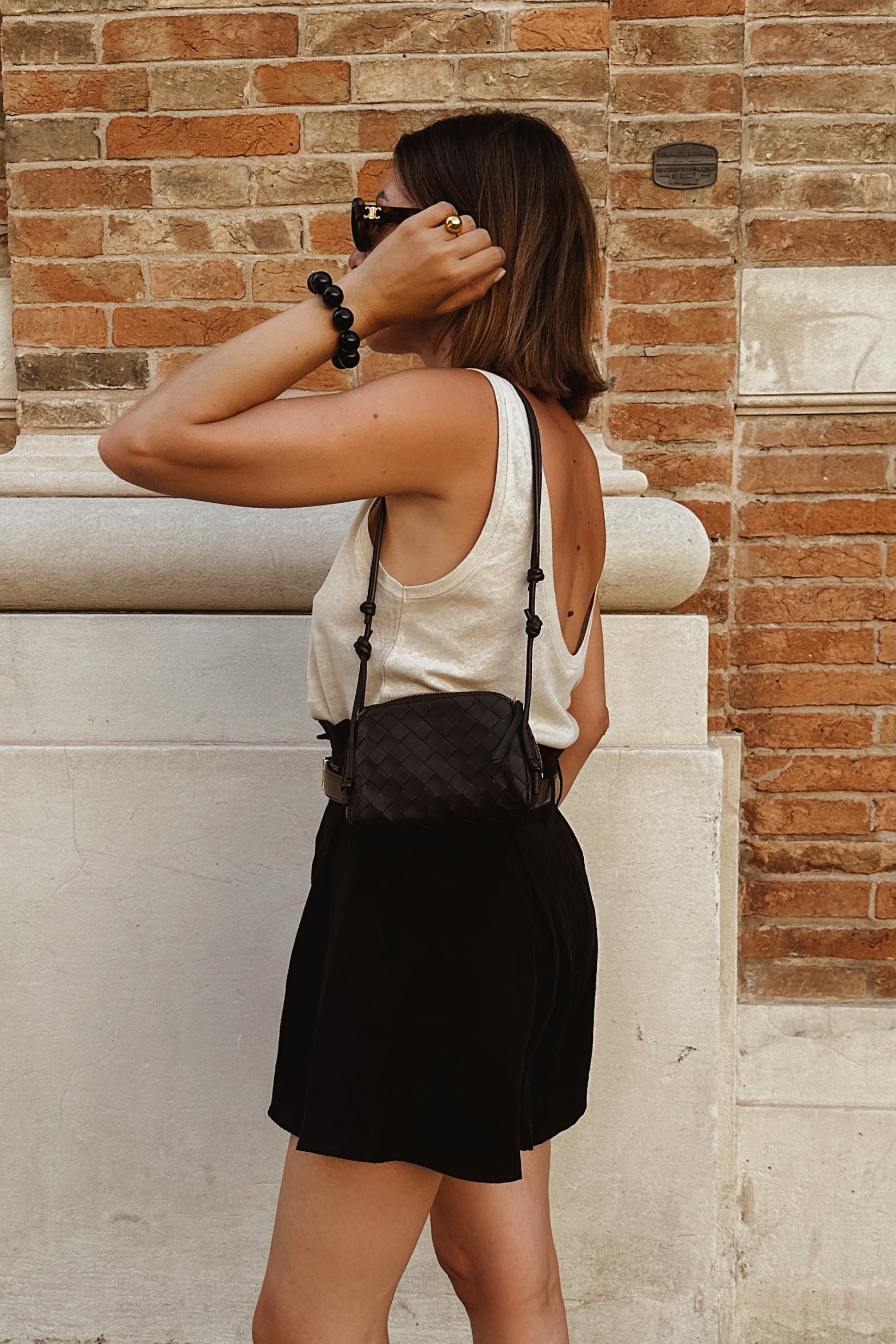Amalfi Bracelet - Black - Boutique Minimaliste has waterproof, durable, elegant and vintage inspired jewelry