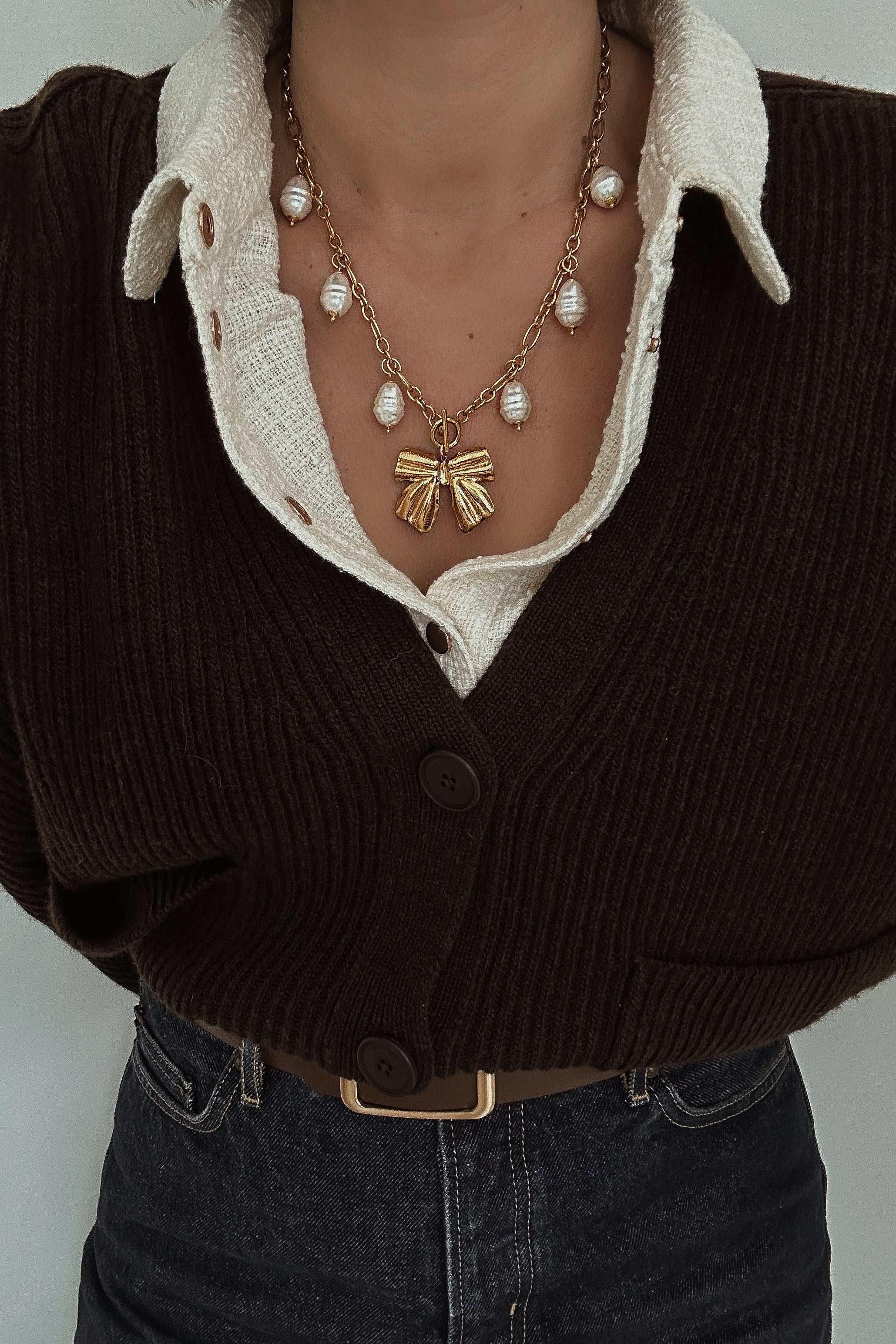 Angelina Statement Necklace - Boutique Minimaliste has waterproof, durable, elegant and vintage inspired jewelry