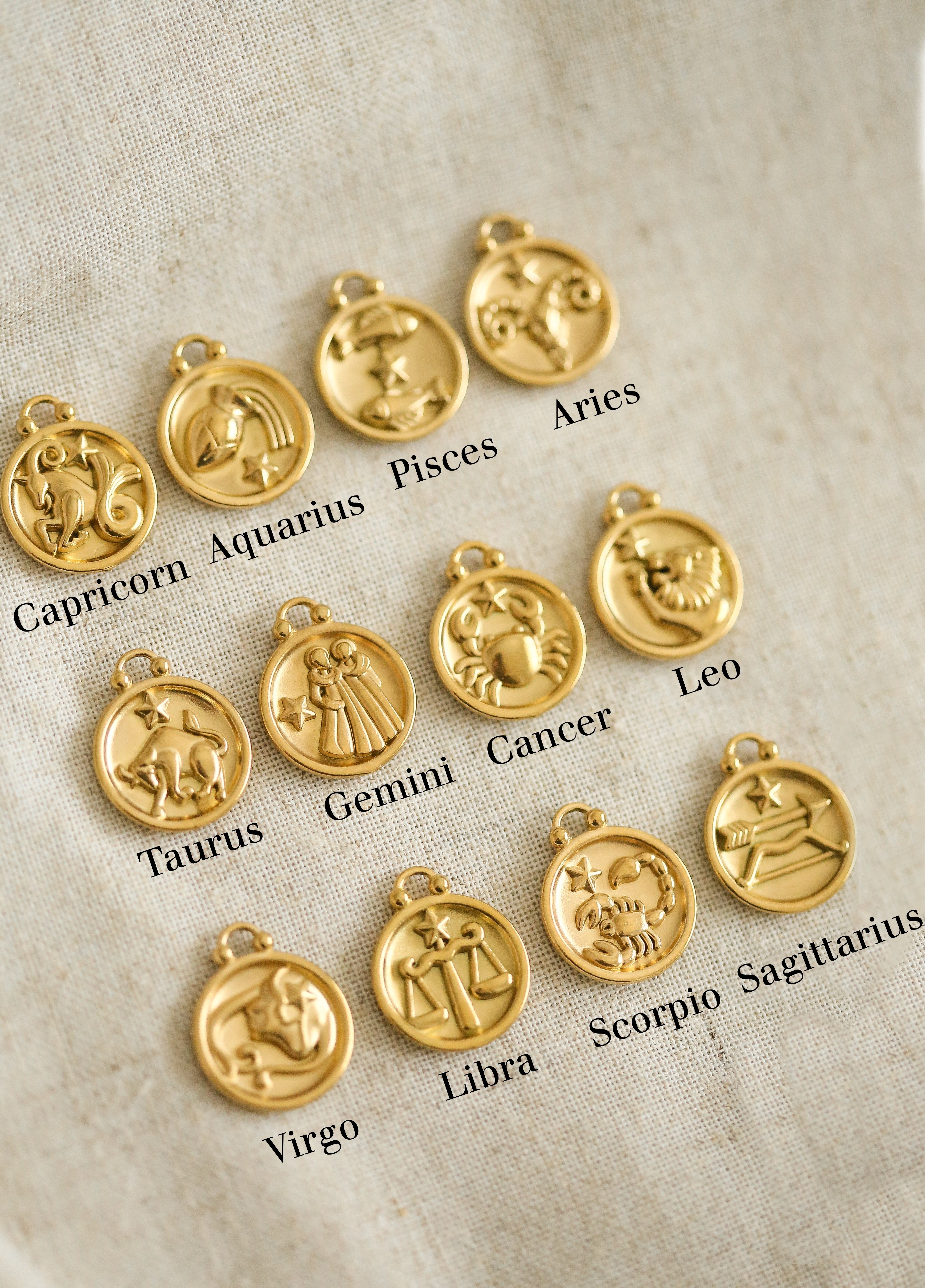 Apolline Zodiac Necklace - has waterproof, durable, elegant and vintage inspired jewelry
