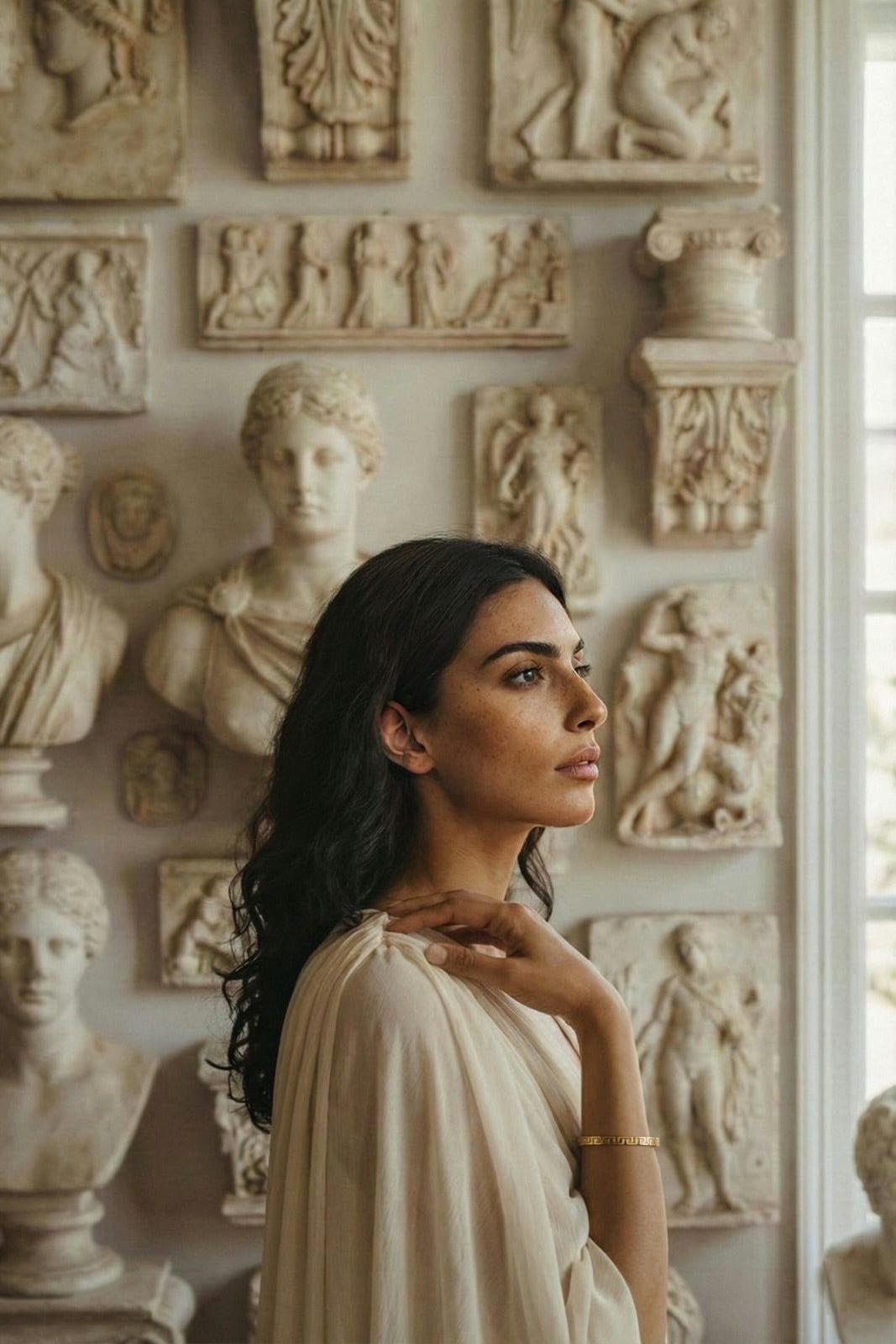 Athena Cuff - has waterproof, durable, elegant and vintage inspired jewelry