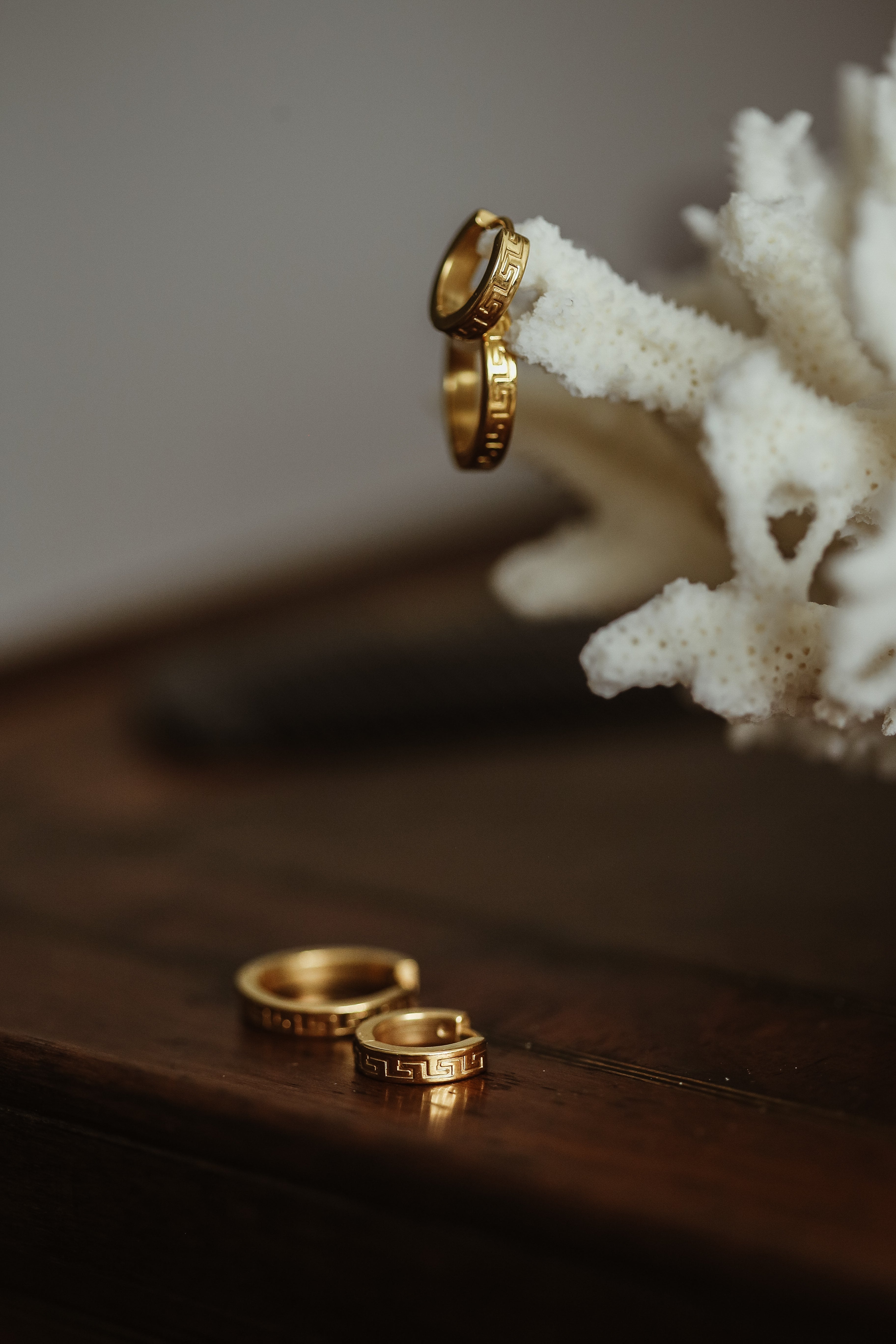 Athena Huggies - has waterproof, durable, elegant and vintage inspired jewelry