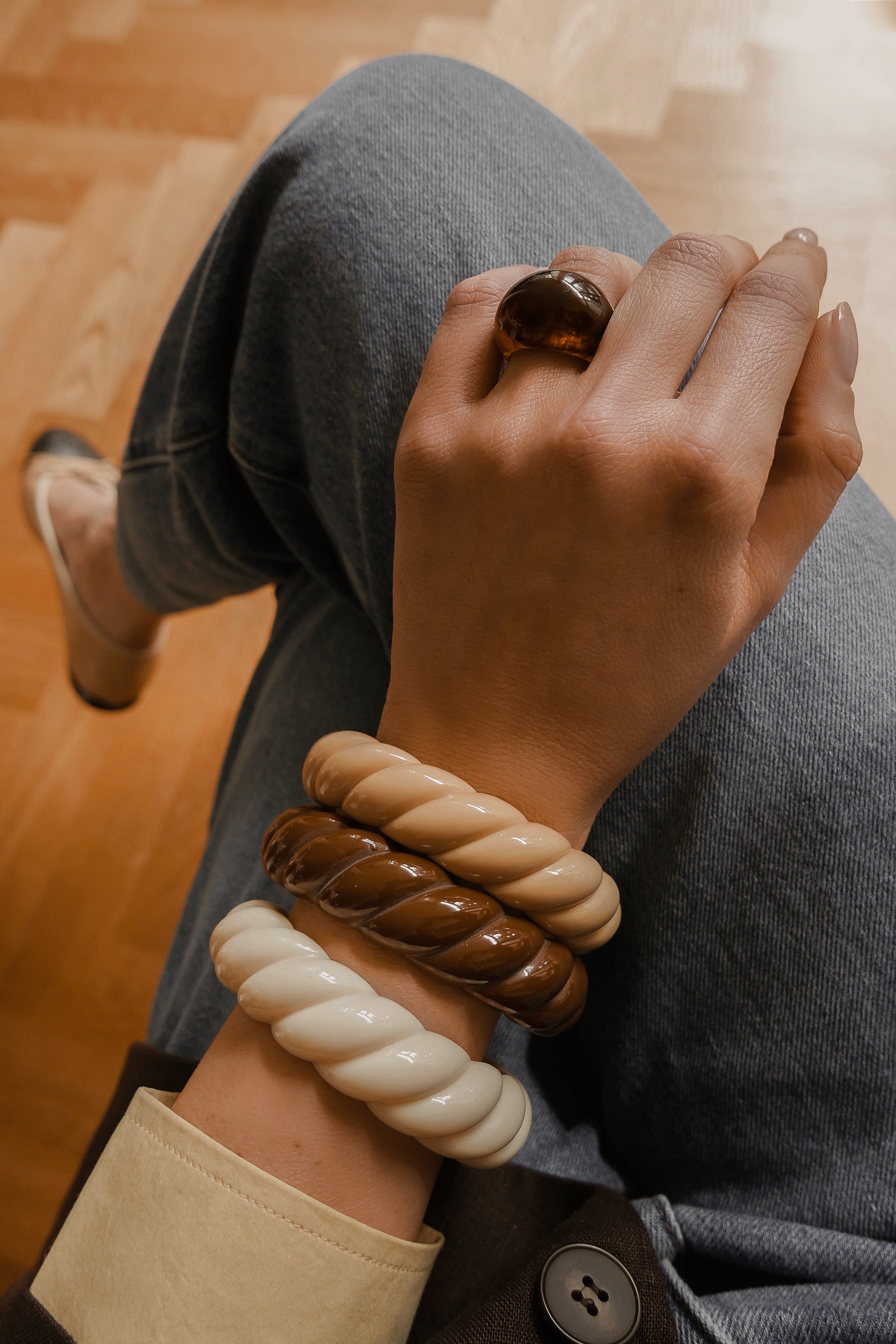 Bianca Bangles - Boutique Minimaliste has waterproof, durable, elegant and vintage inspired jewelry