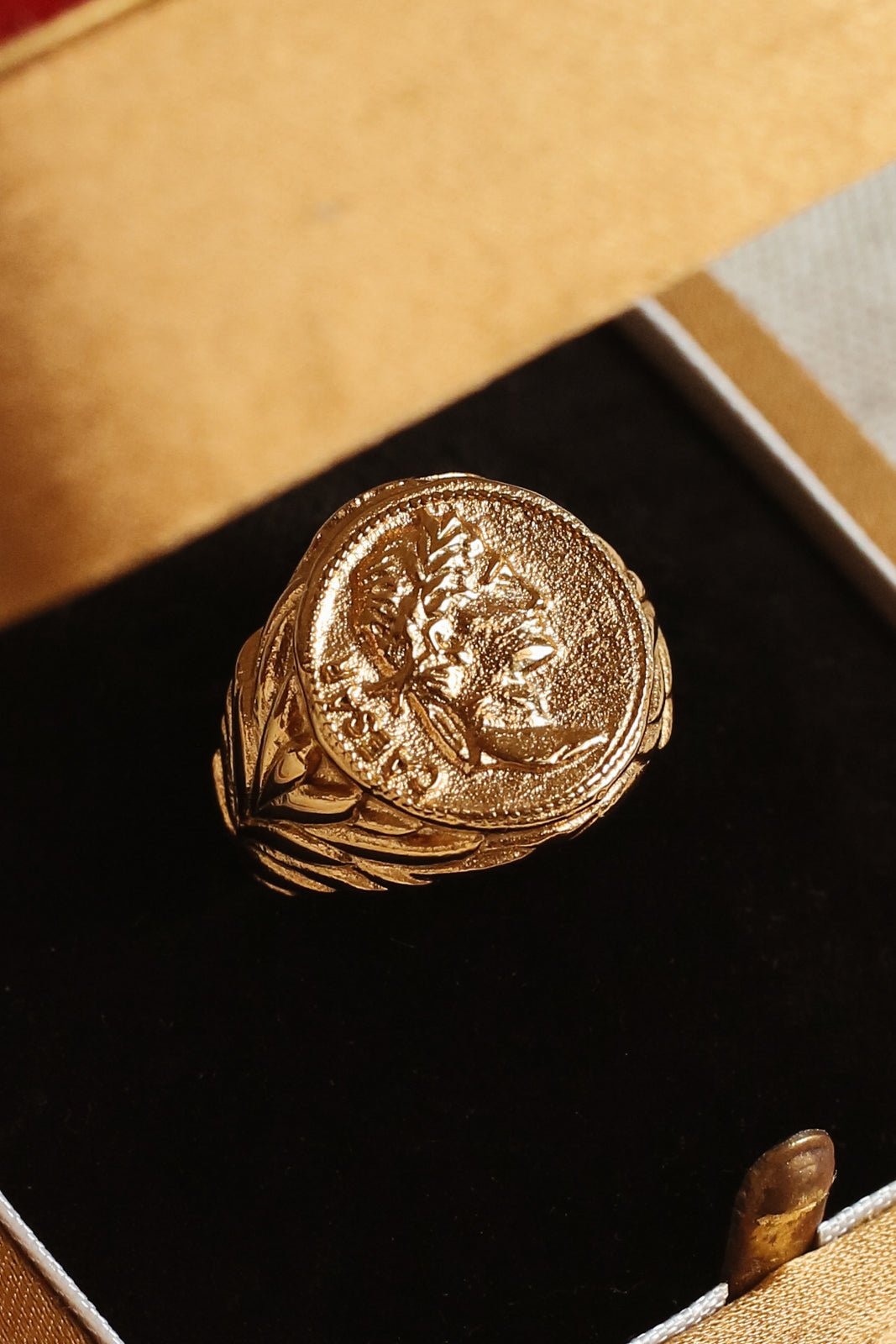 Caesar Ring - has waterproof, durable, elegant and vintage inspired jewelry