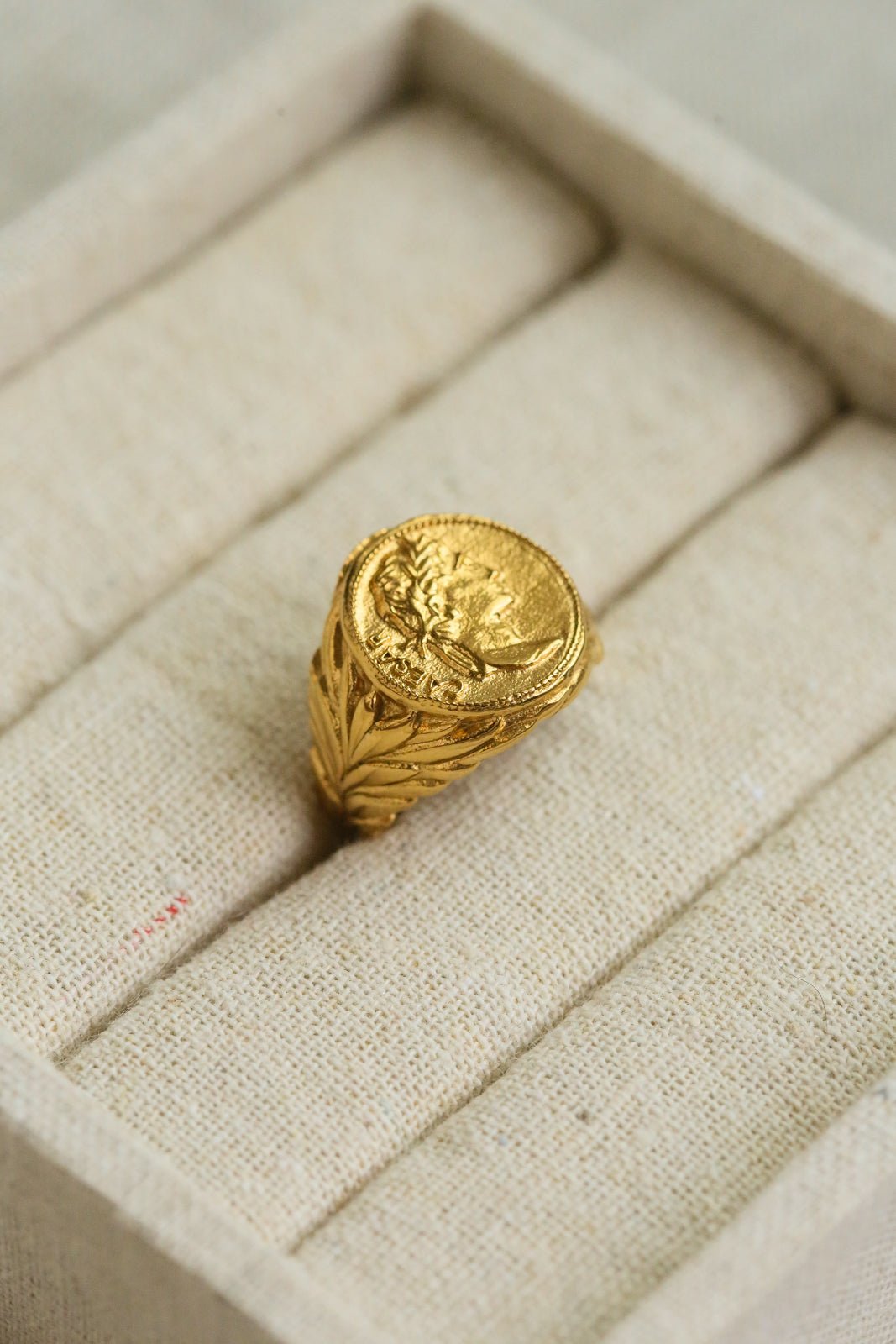 Caesar Ring - has waterproof, durable, elegant and vintage inspired jewelry