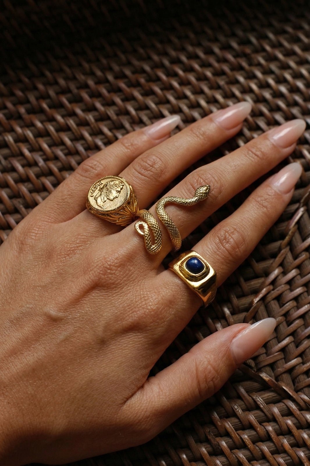 Caesar Ring - has waterproof, durable, elegant and vintage inspired jewelry
