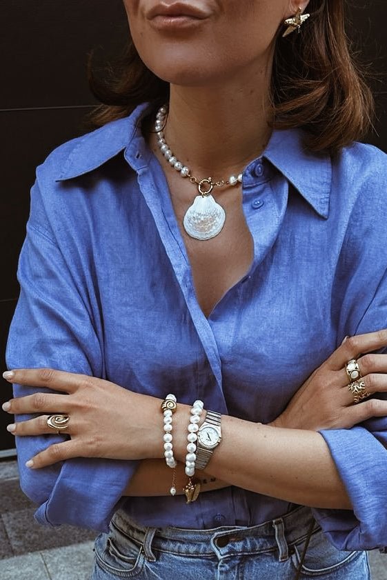 Cali Necklace - has waterproof, durable, elegant and vintage inspired jewelry