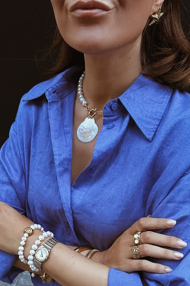 Cali Necklace - has waterproof, durable, elegant and vintage inspired jewelry