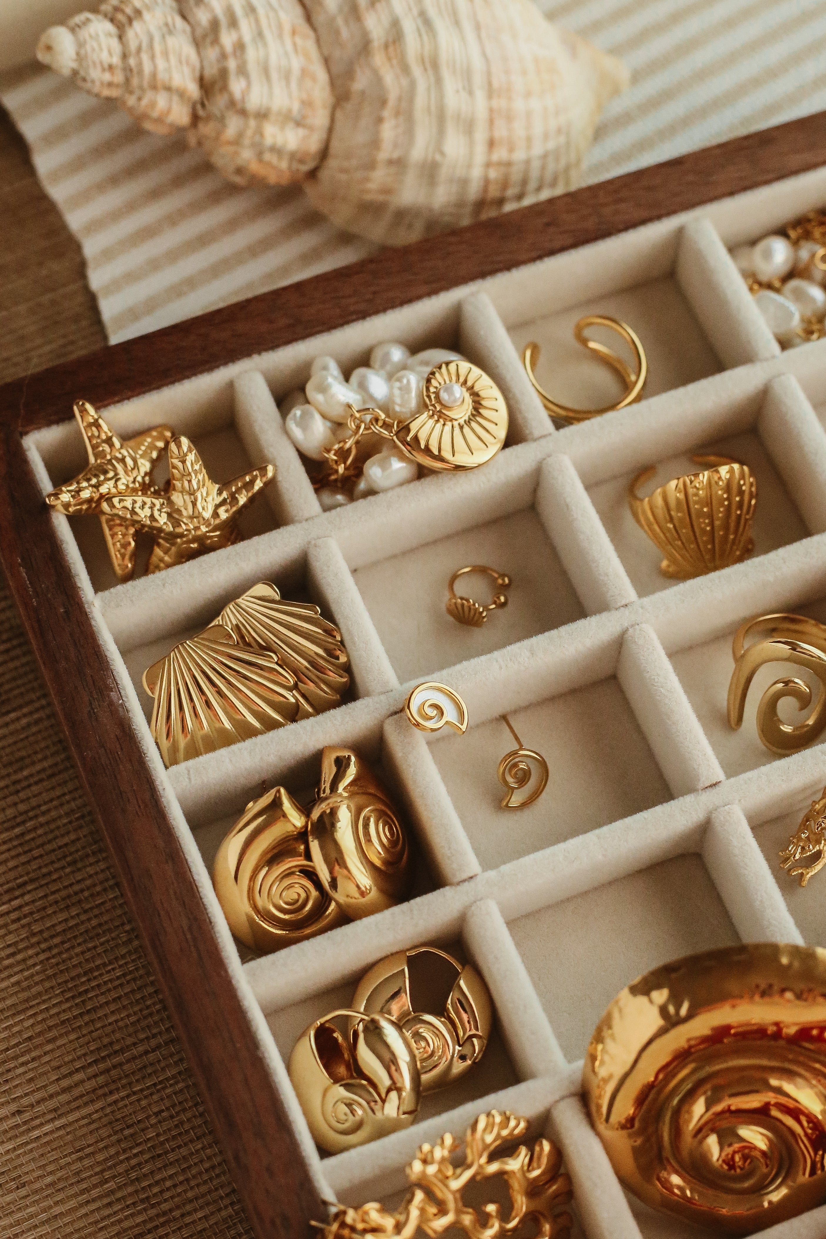 Carmen Studs - has waterproof, durable, elegant and vintage inspired jewelry