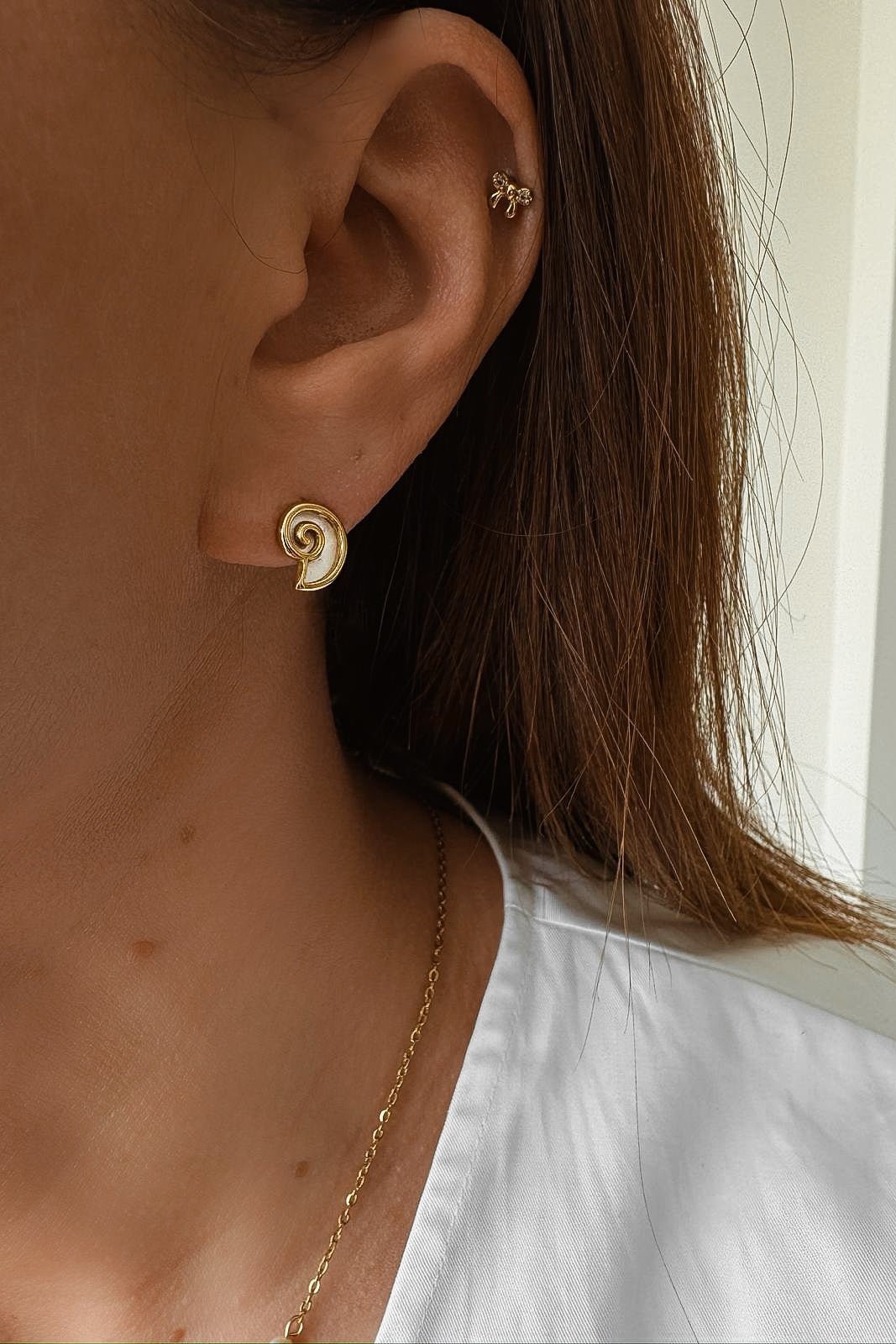 Carmen Studs - has waterproof, durable, elegant and vintage inspired jewelry