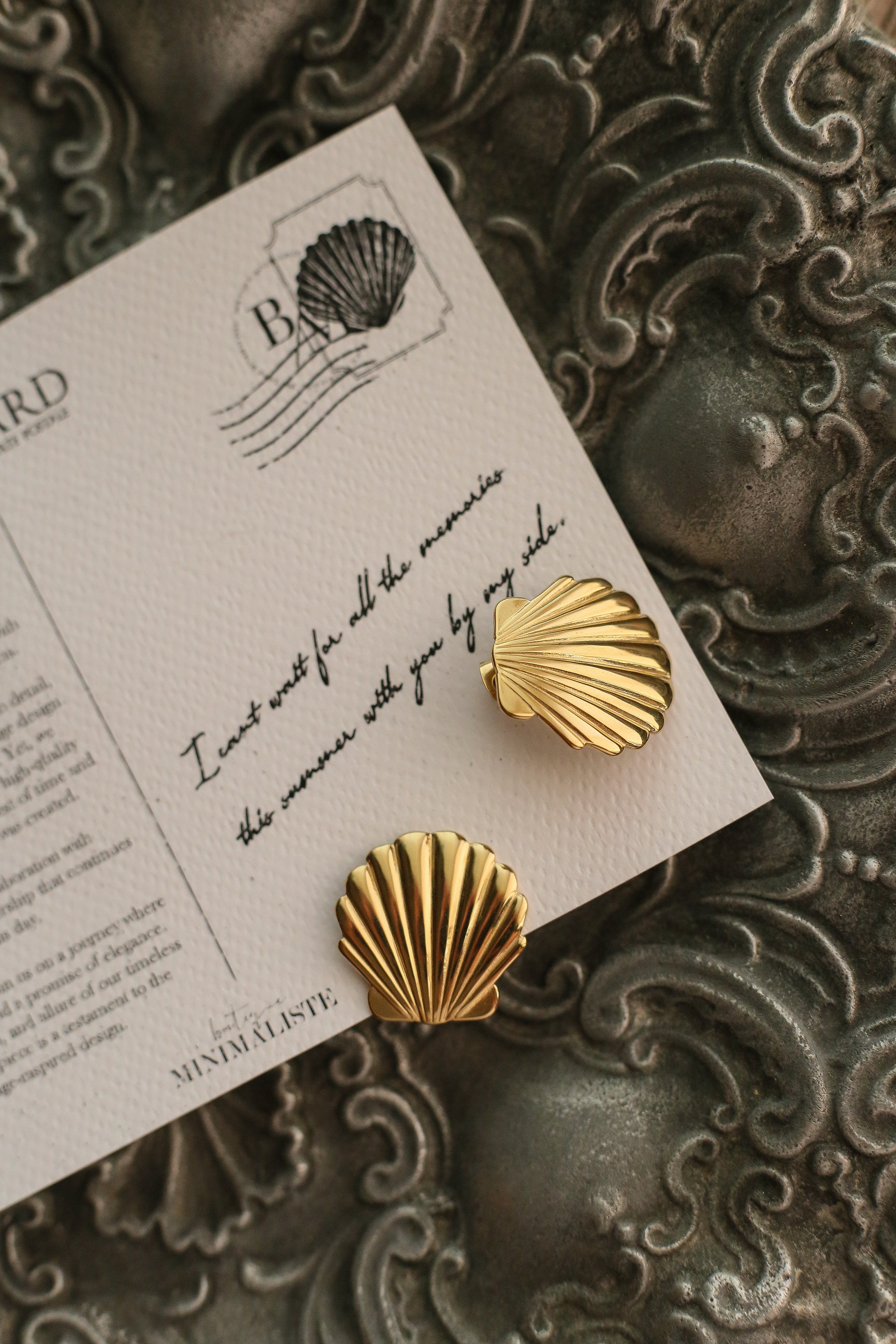 Cathie Earrings - has waterproof, durable, elegant and vintage inspired jewelry