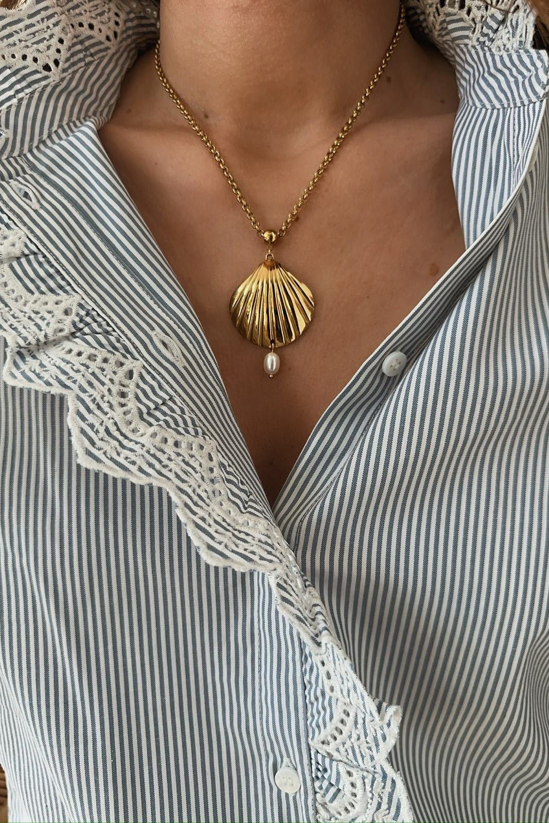 Celia Necklace - has waterproof, durable, elegant and vintage inspired jewelry