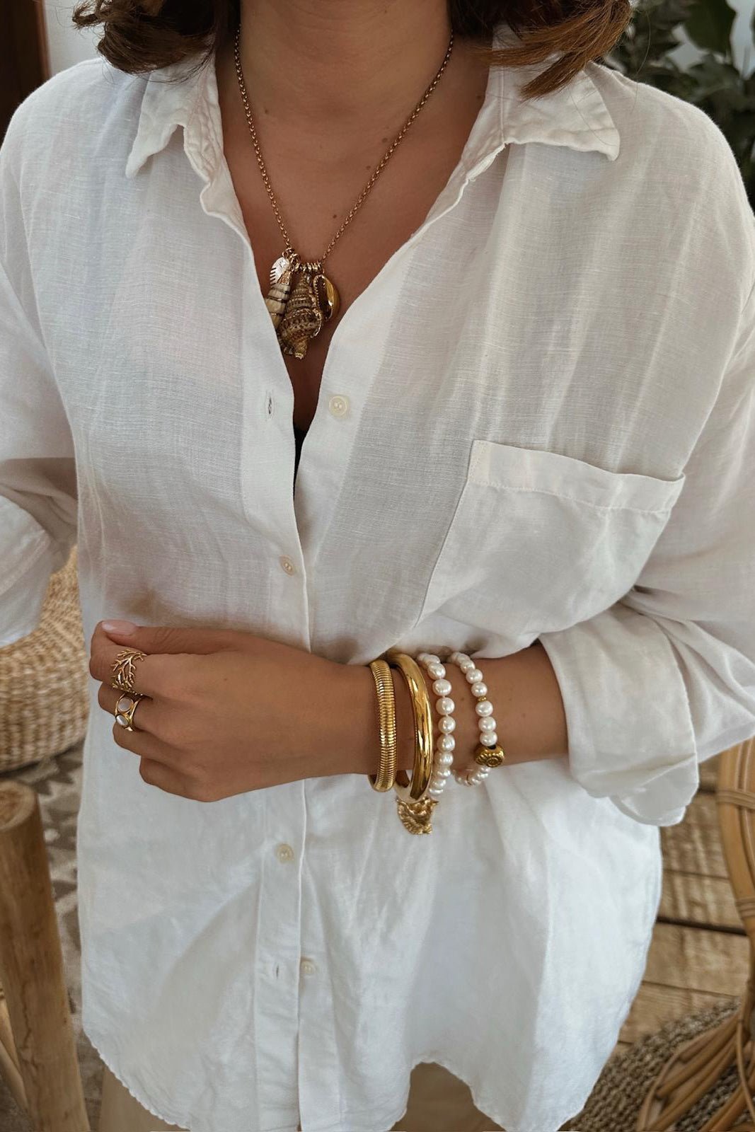 Celine Cuff - has waterproof, durable, elegant and vintage inspired jewelry