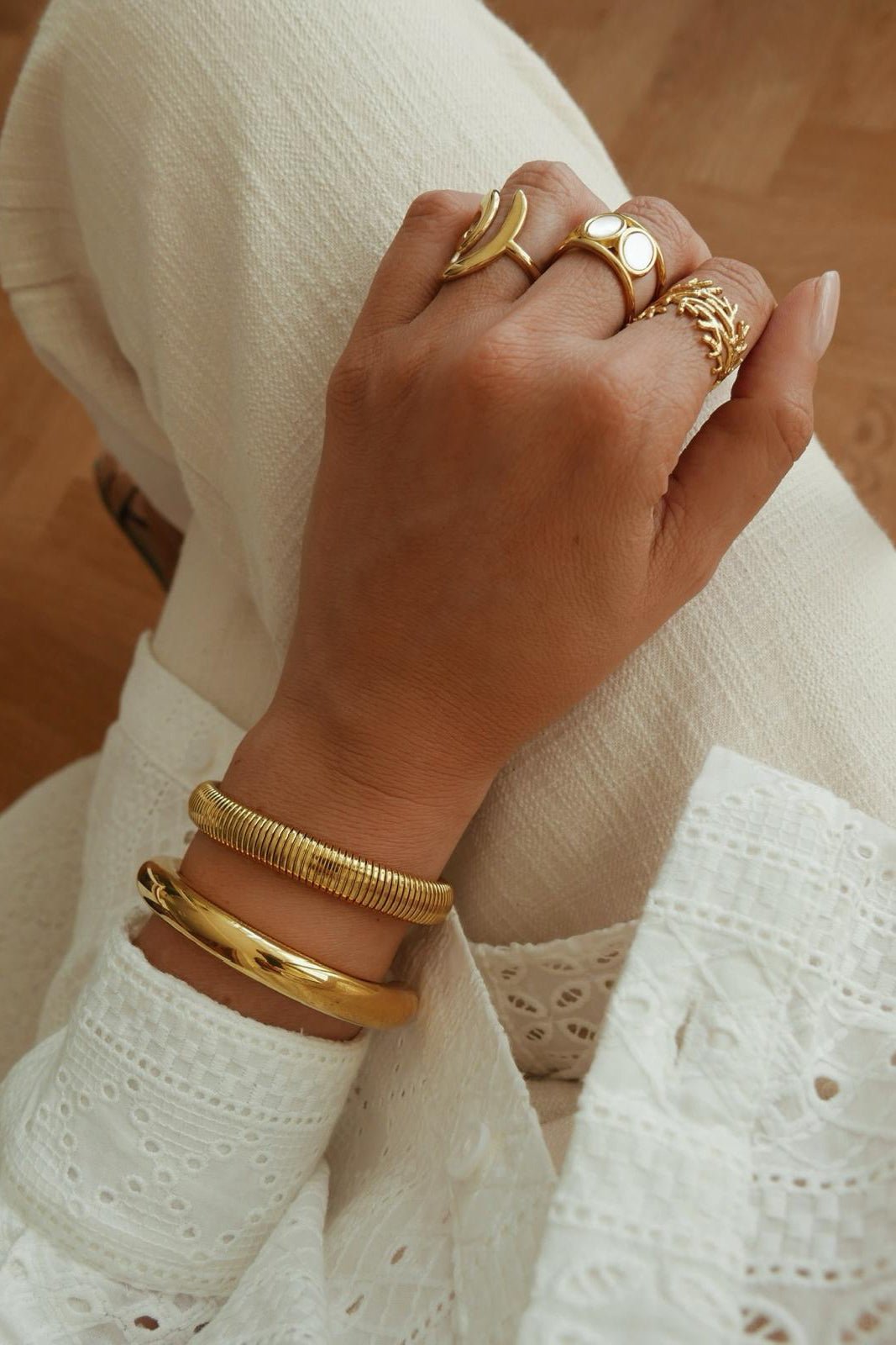 Cindy Cuff - has waterproof, durable, elegant and vintage inspired jewelry