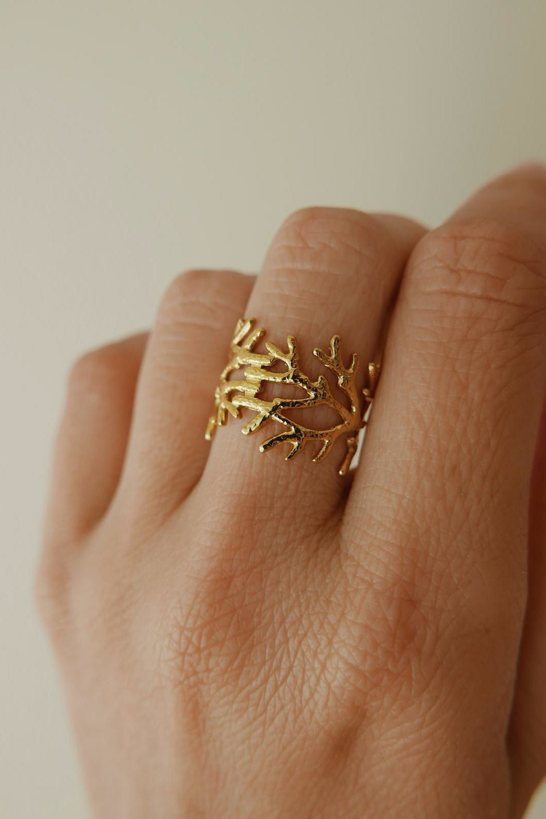 Coralie Ring - has waterproof, durable, elegant and vintage inspired jewelry