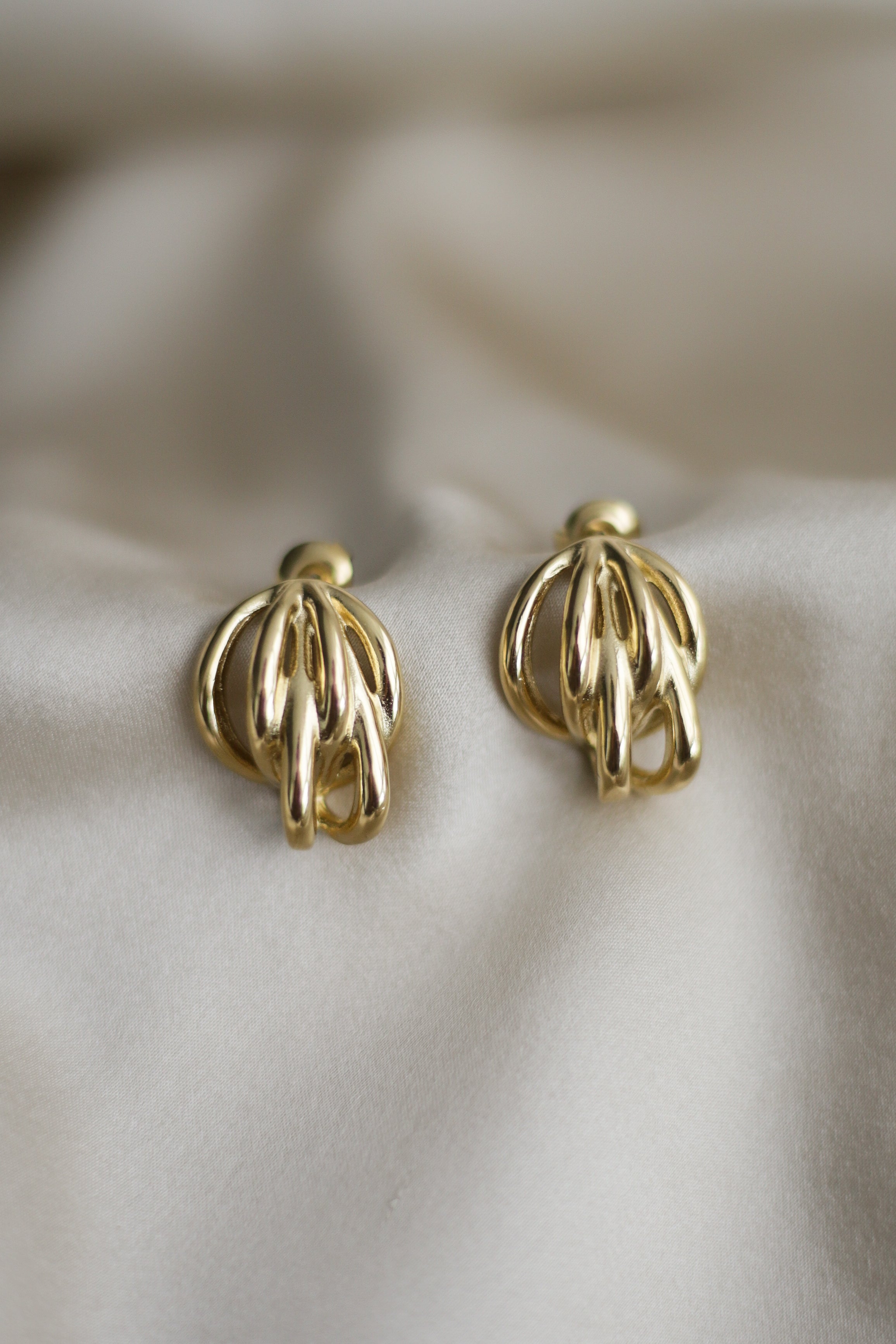 Entangled Statement Earrings - Boutique Minimaliste has waterproof, durable, elegant and vintage inspired jewelry