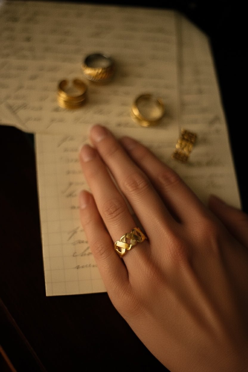 Eulalie Ring - has waterproof, durable, elegant and vintage inspired jewelry