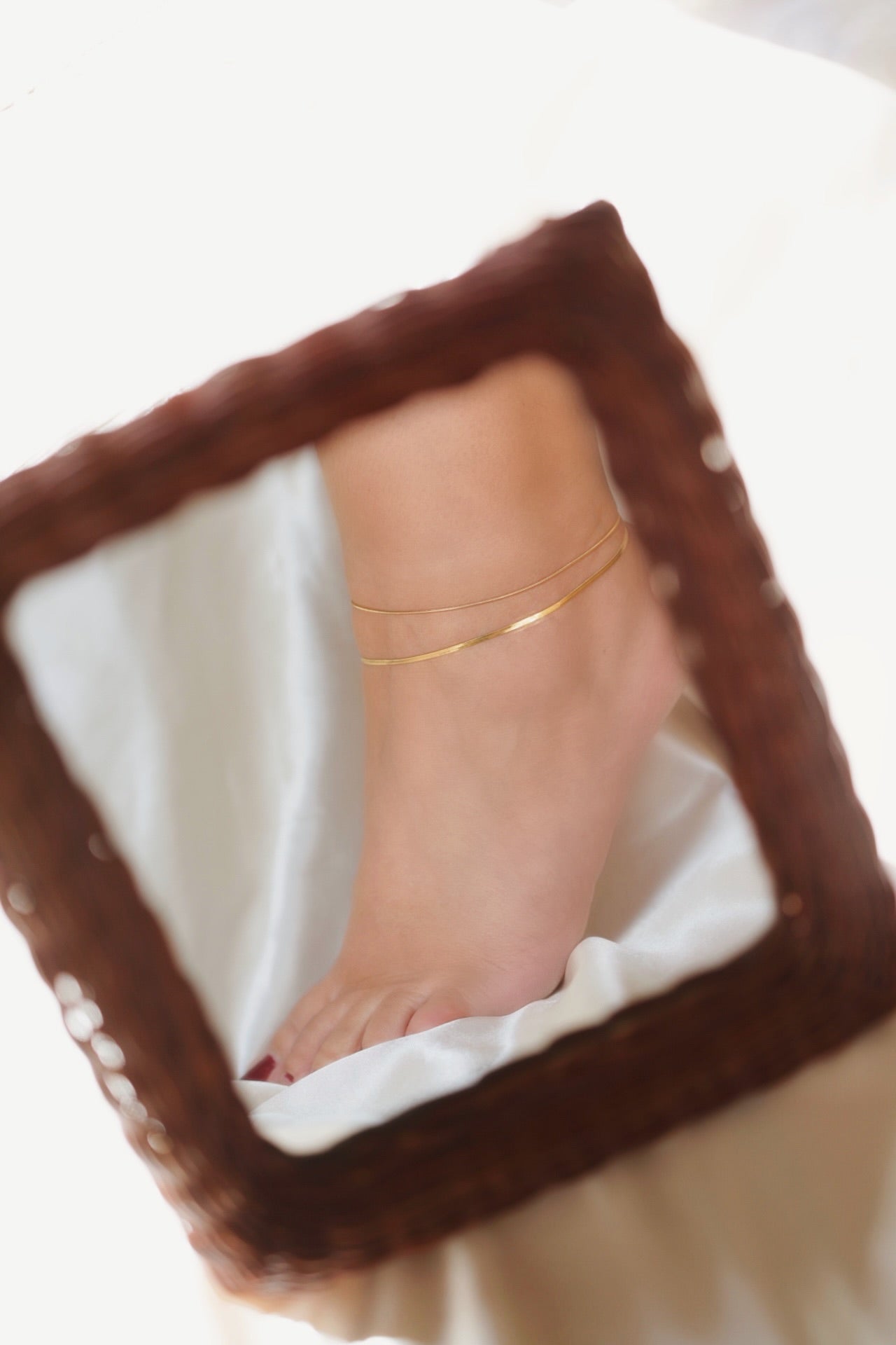 Harper Anklet - has waterproof, durable, elegant and vintage inspired jewelry