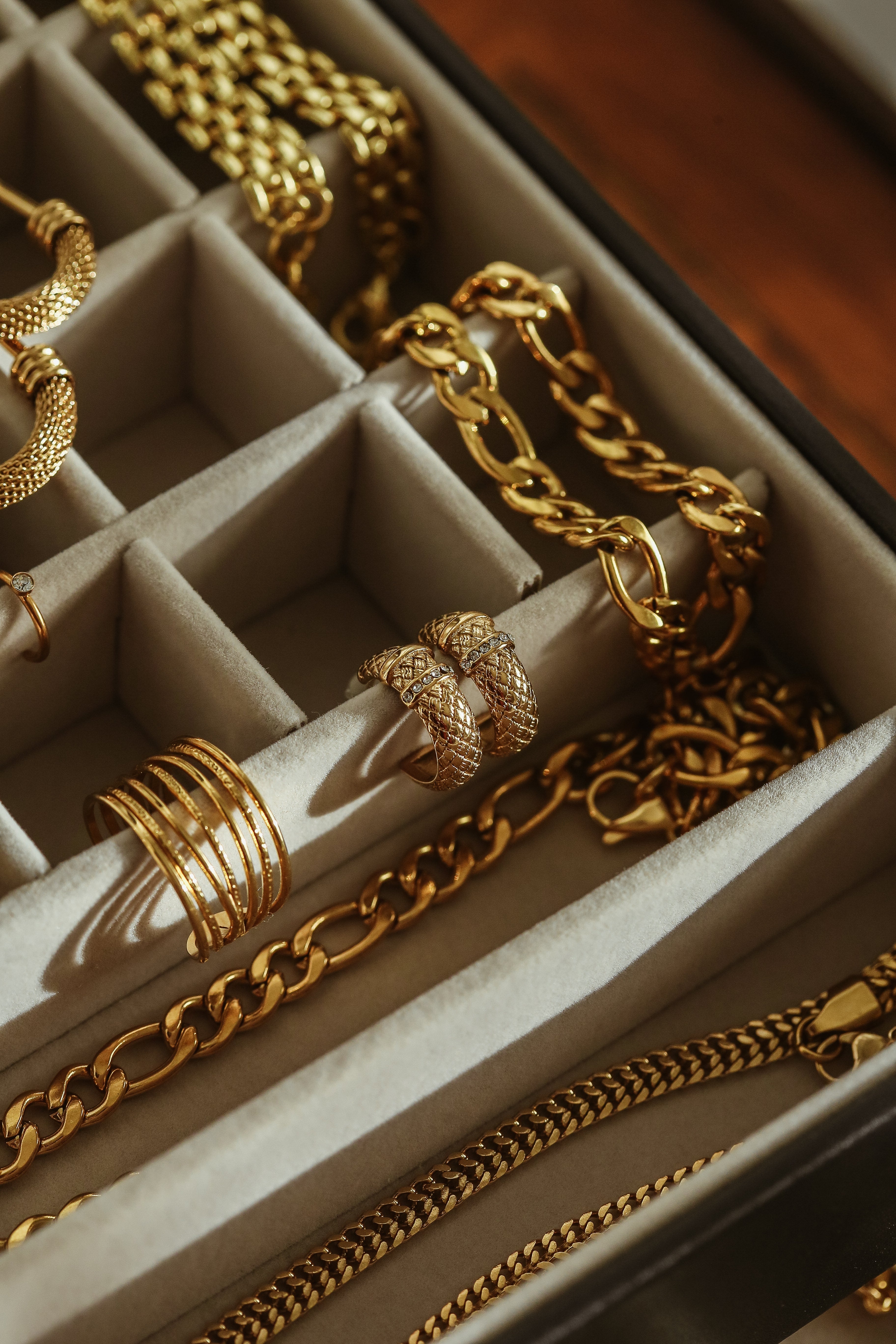 Honoria Huggies - has waterproof, durable, elegant and vintage inspired jewelry