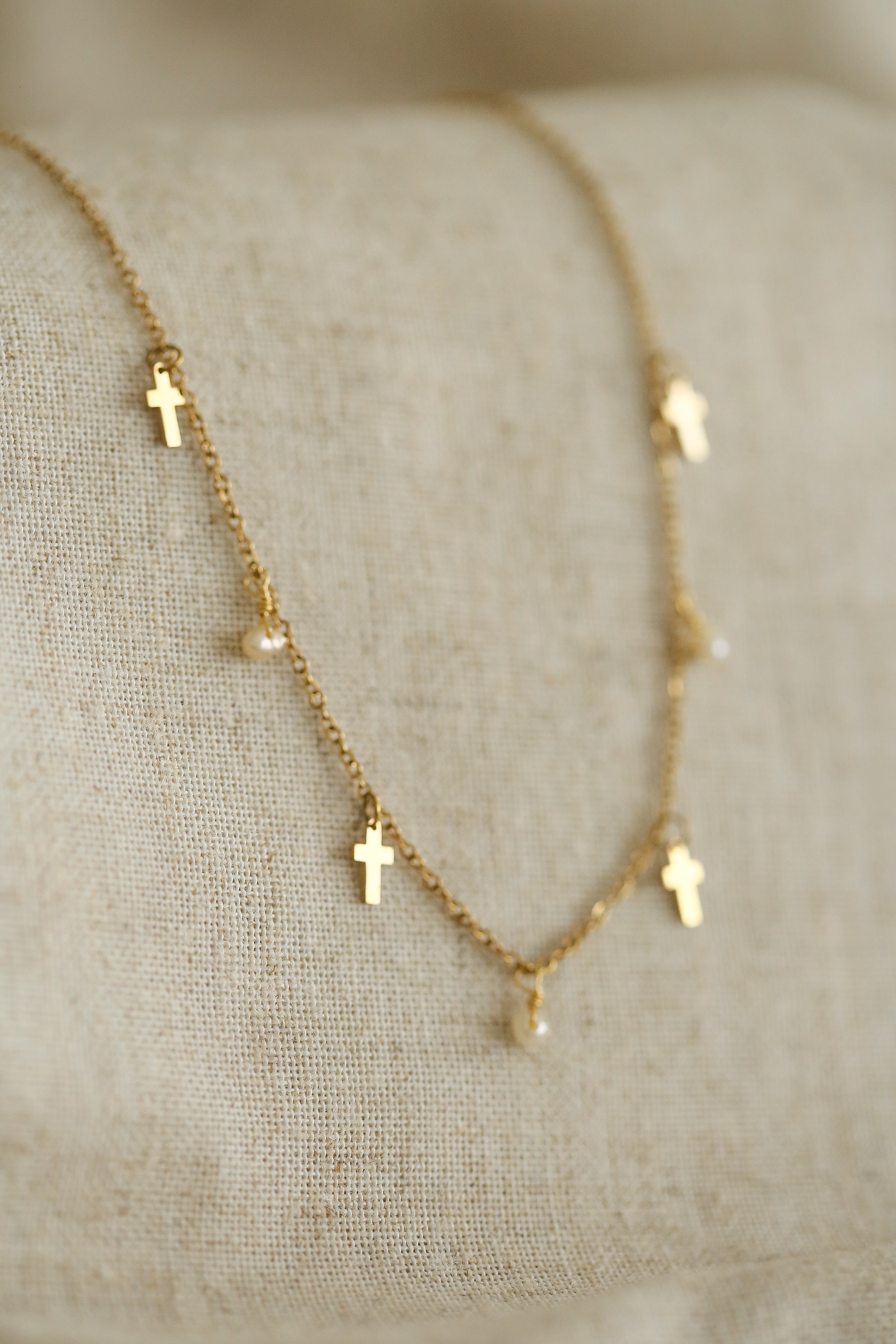 Isaline Necklace - has waterproof, durable, elegant and vintage inspired jewelry