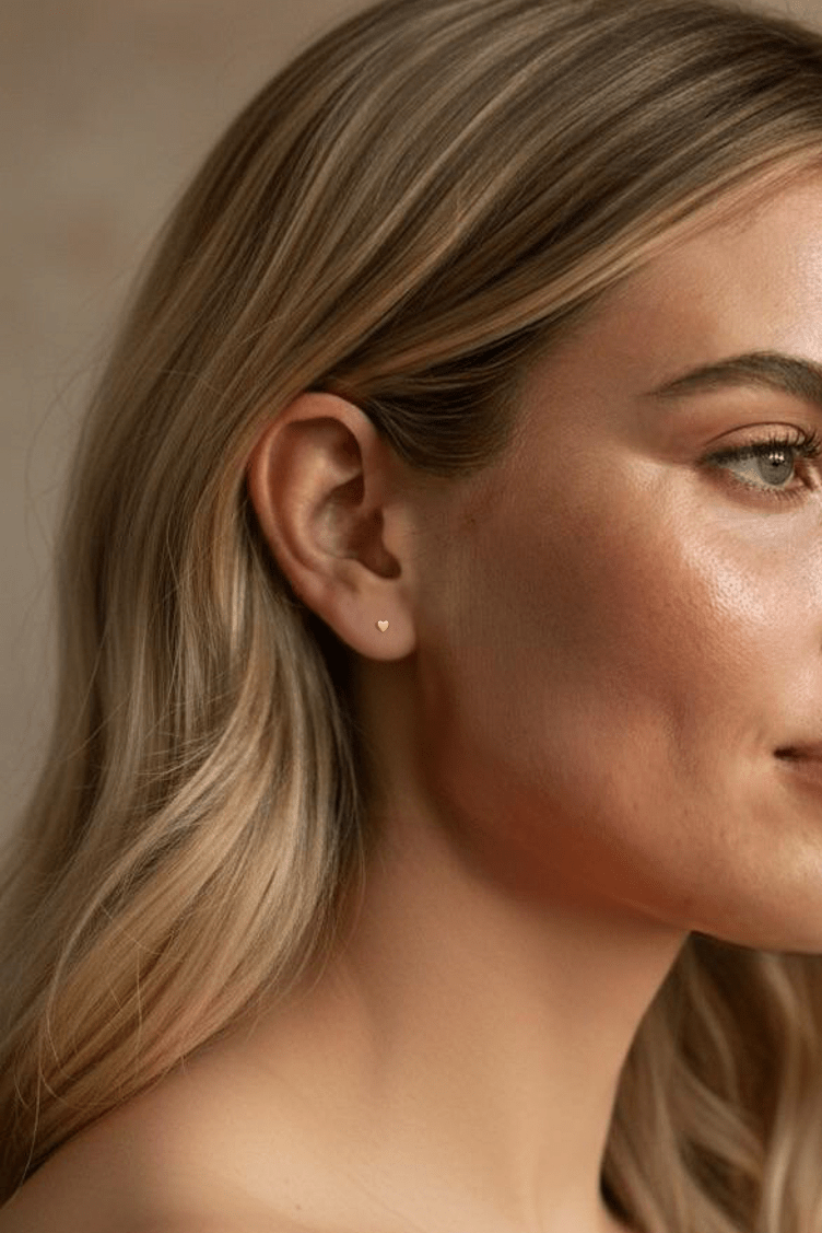 Lille Tiny Studs - has waterproof, durable, elegant and vintage inspired jewelry