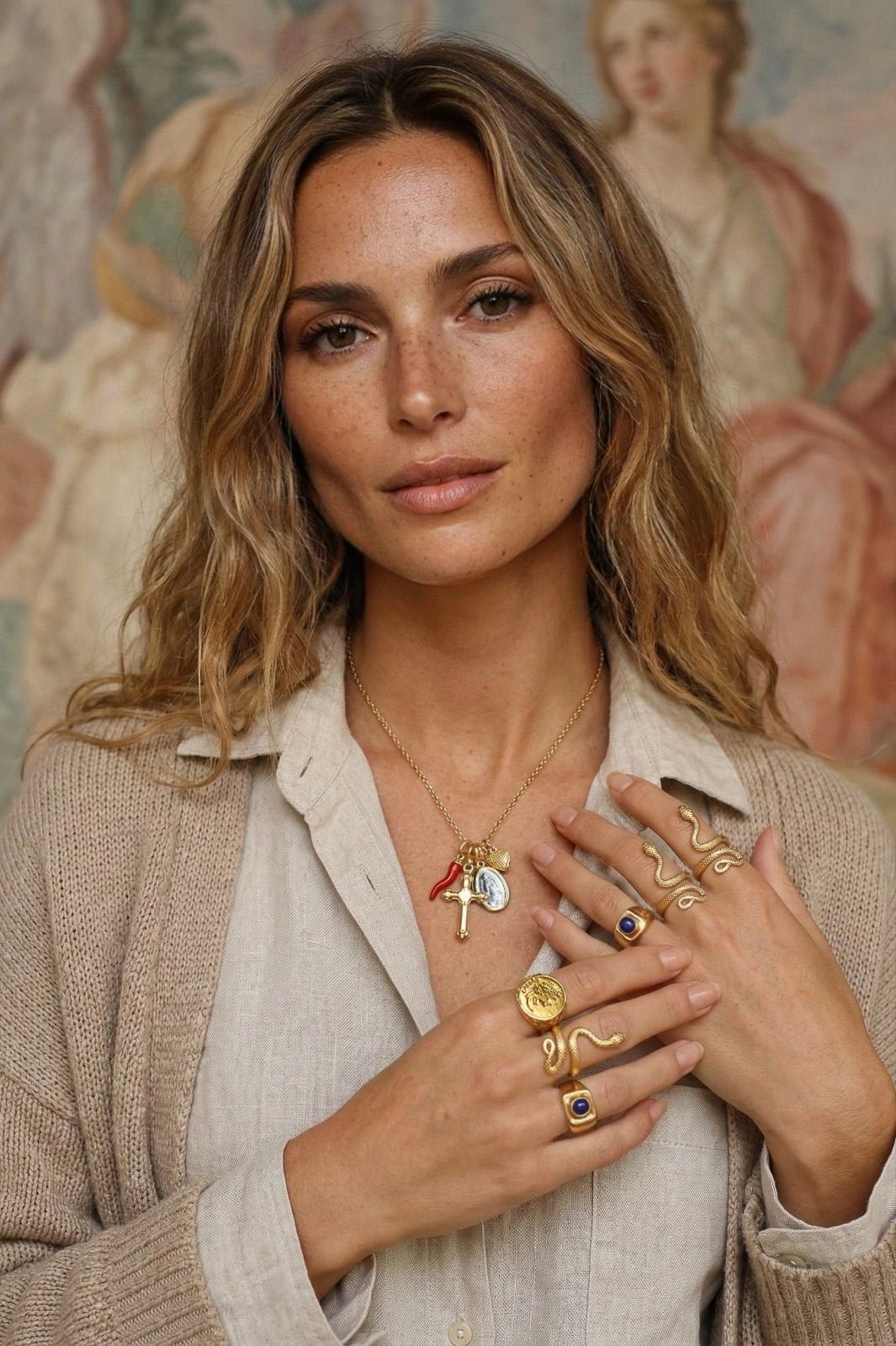 Liora Ring - has waterproof, durable, elegant and vintage inspired jewelry