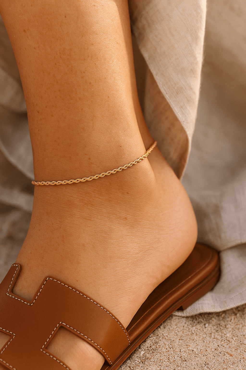 Lola Anklet - has waterproof, durable, elegant and vintage inspired jewelry
