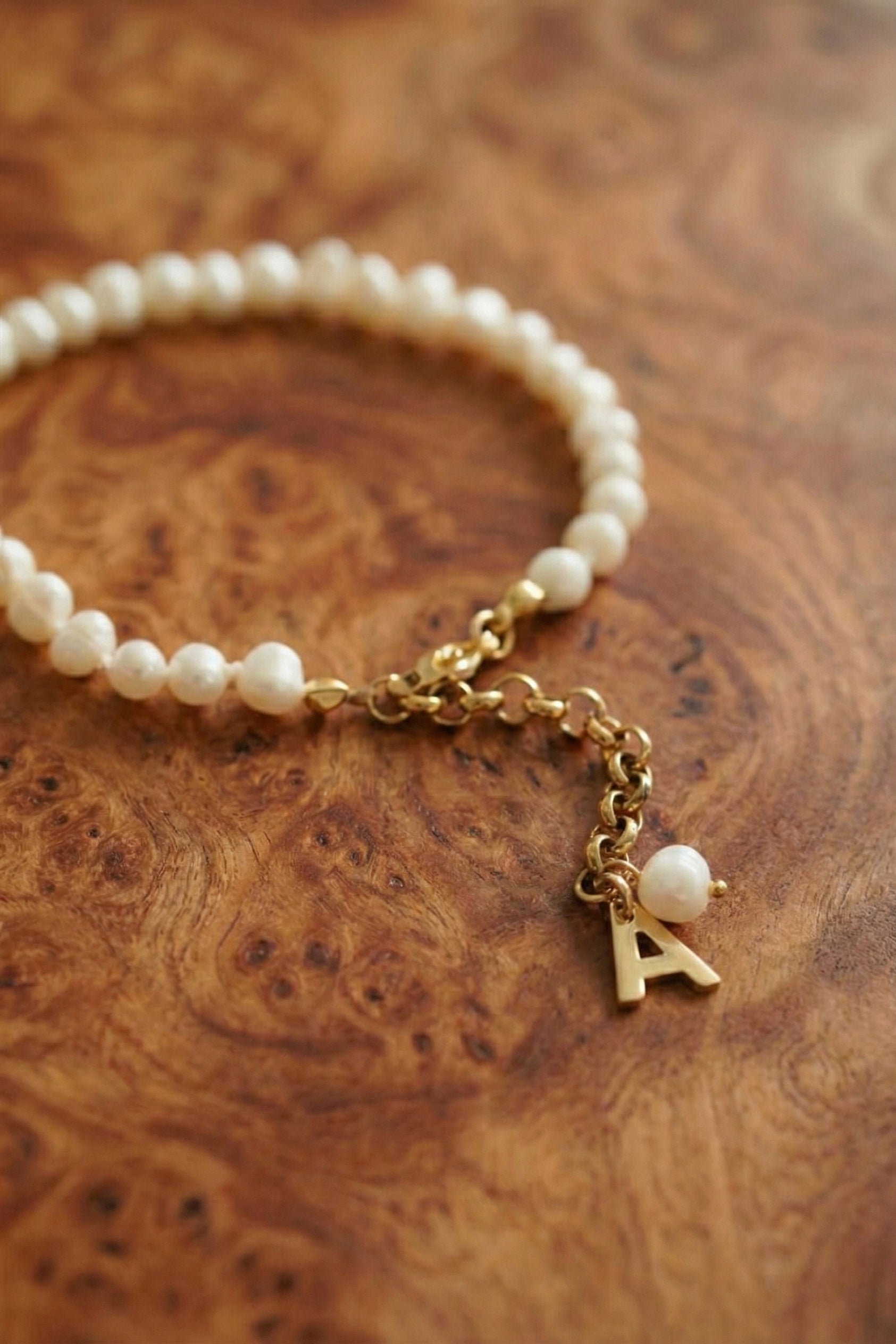 Margot Initial Anklet - has waterproof, durable, elegant and vintage inspired jewelry