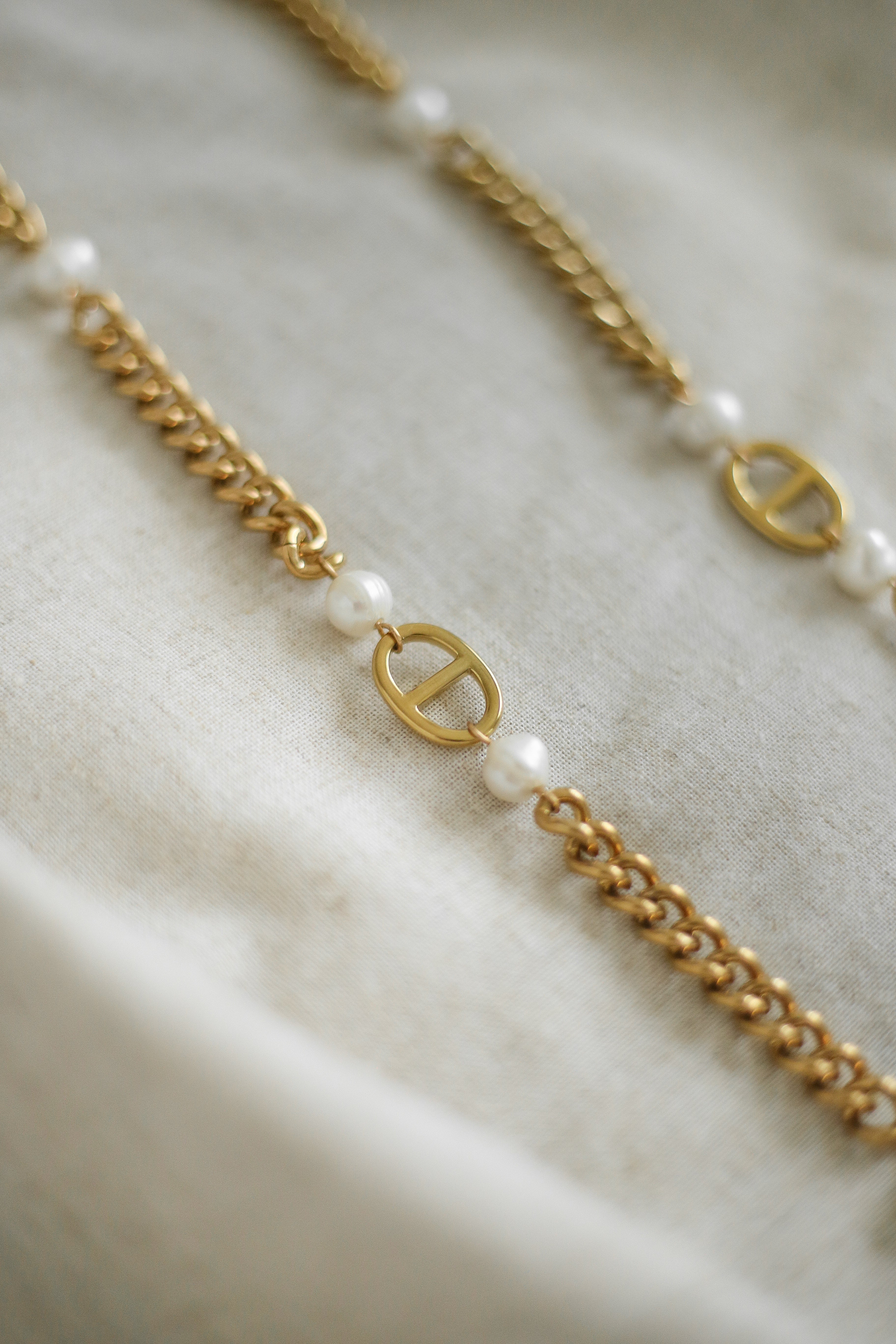 Marine Long Necklace - has waterproof, durable, elegant and vintage inspired jewelry