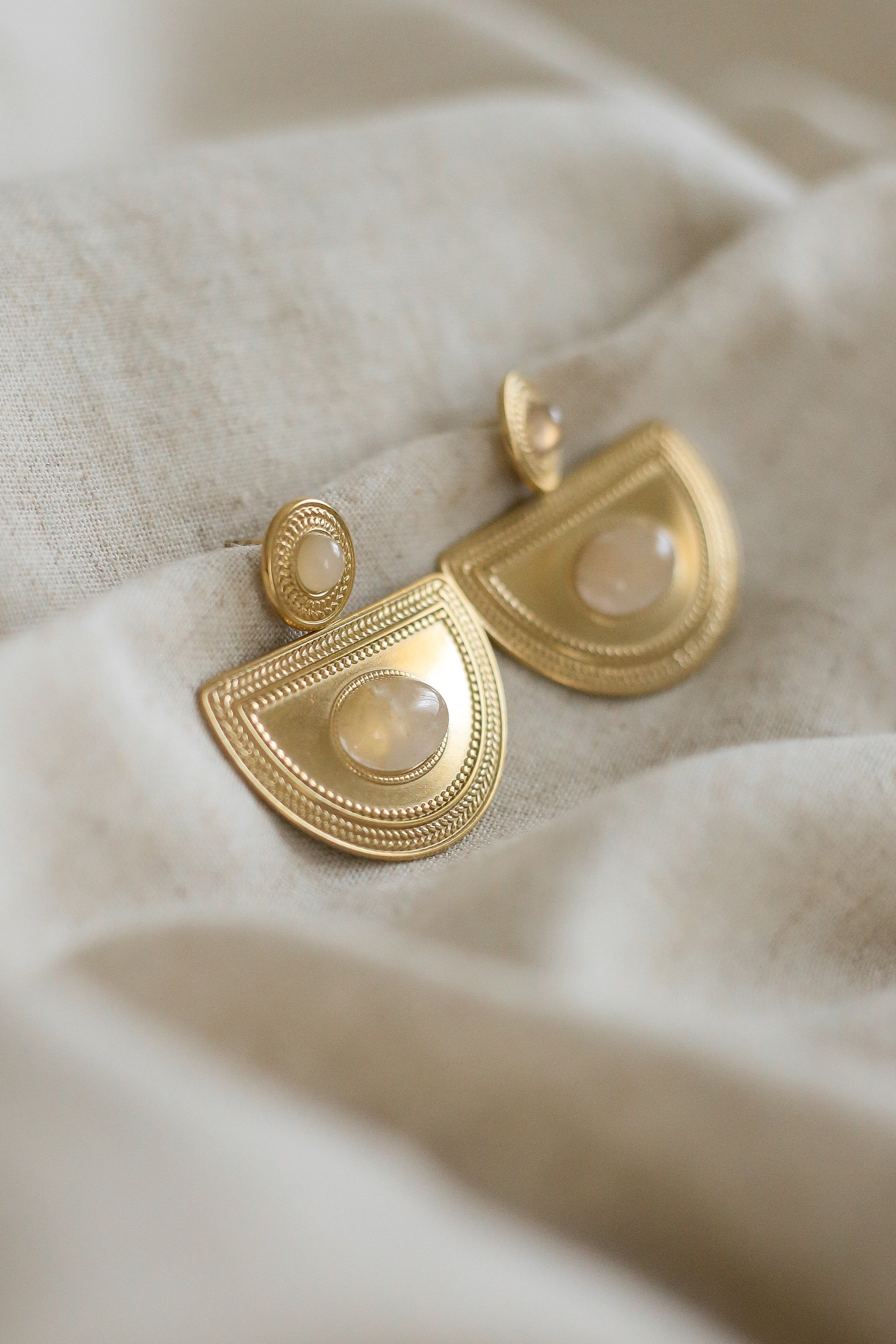 Marjorie Earrings - has waterproof, durable, elegant and vintage inspired jewelry