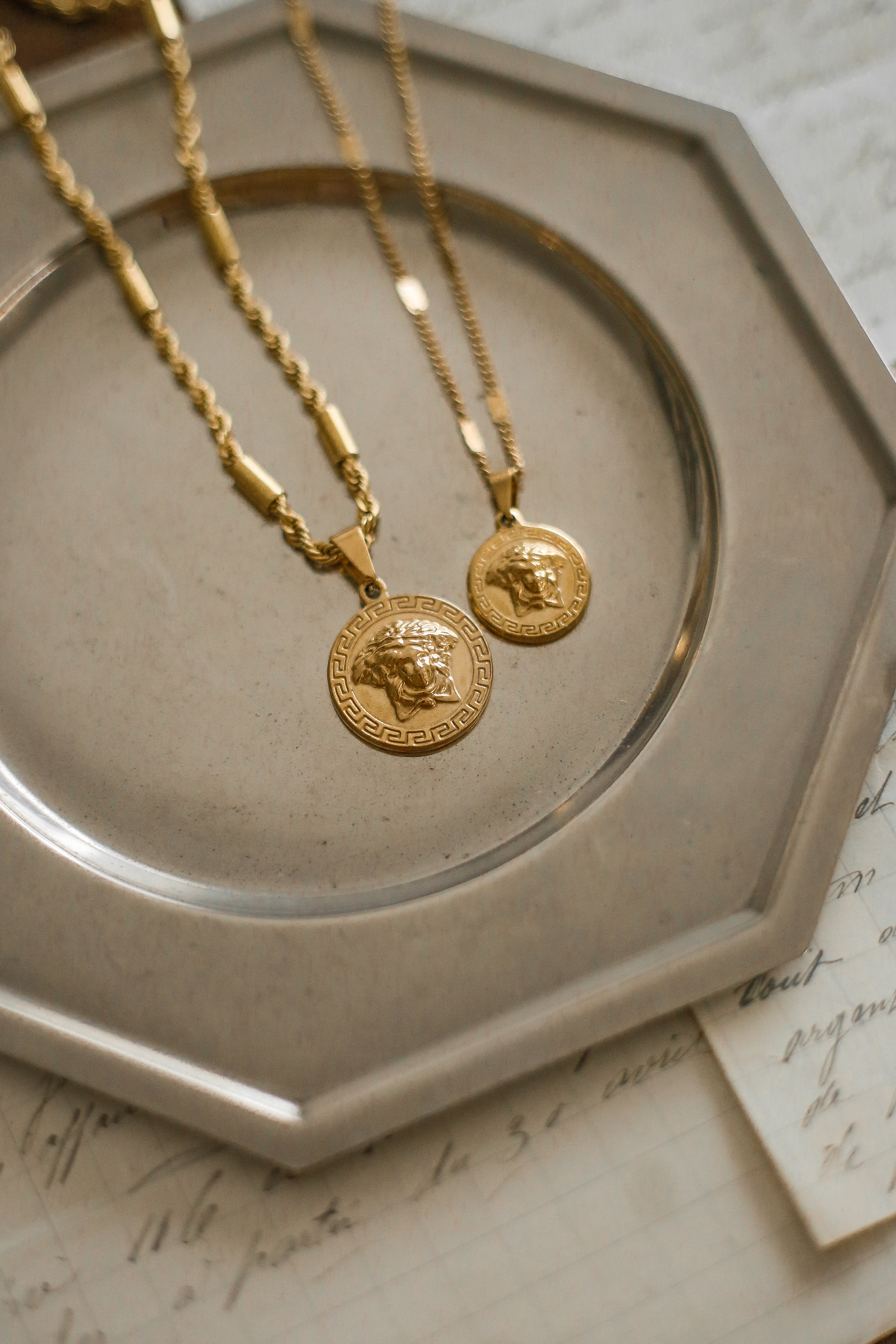 Medusa Necklace - has waterproof, durable, elegant and vintage inspired jewelry
