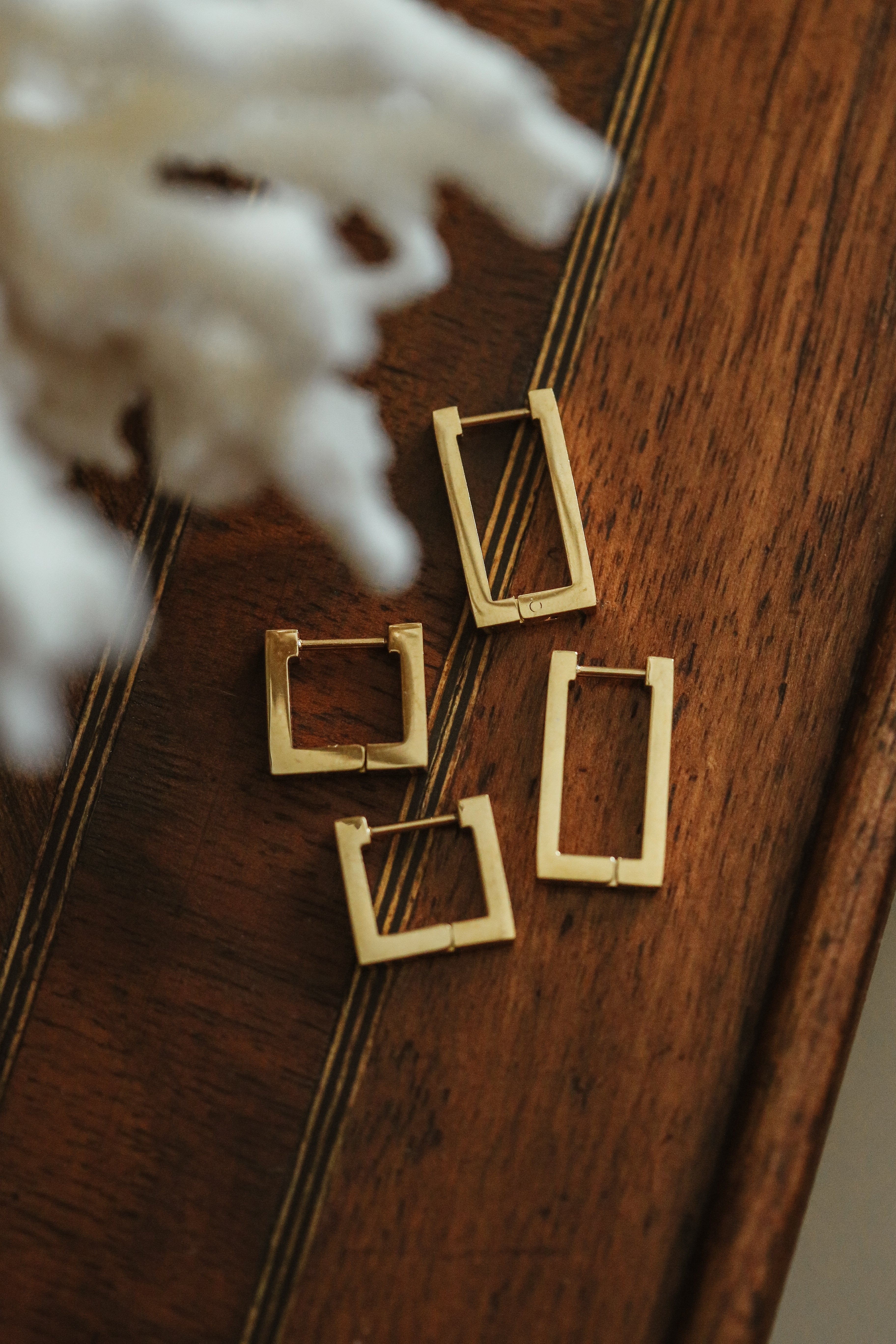 Miriam Minimal Huggies - has waterproof, durable, elegant and vintage inspired jewelry