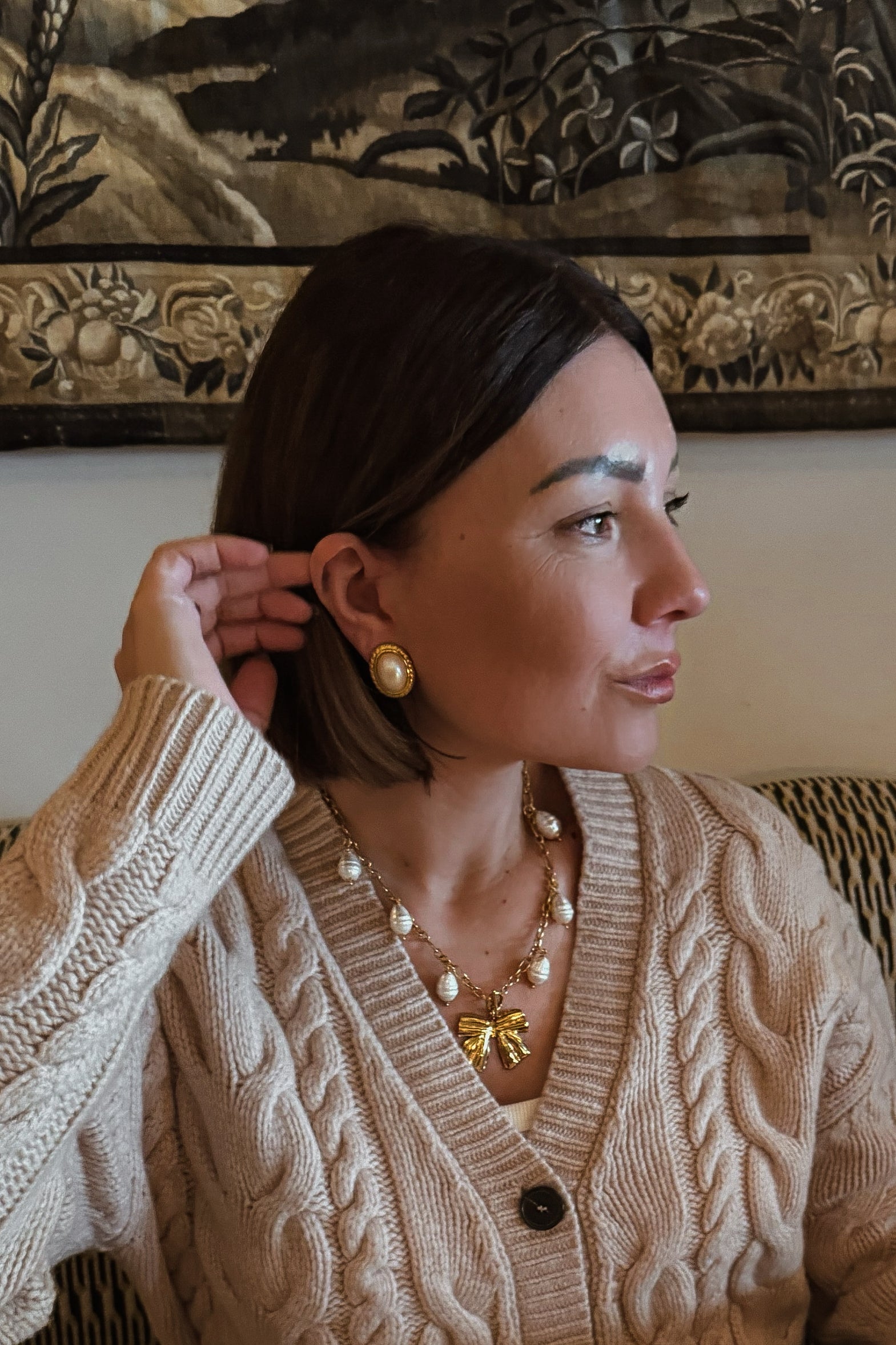 Miriam (Vintage) Earrings - Boutique Minimaliste has waterproof, durable, elegant and vintage inspired jewelry