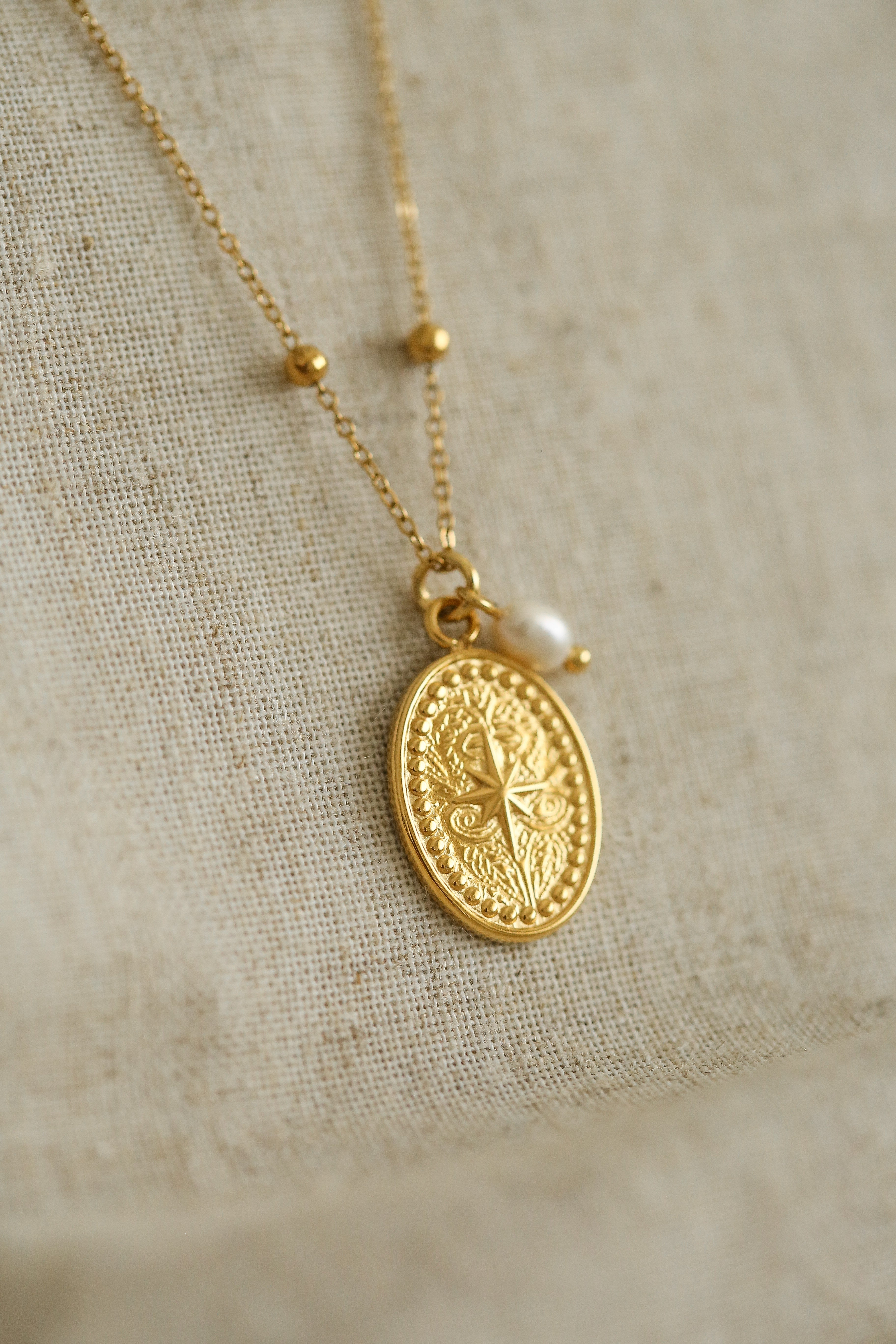 Nadège Necklace - has waterproof, durable, elegant and vintage inspired jewelry