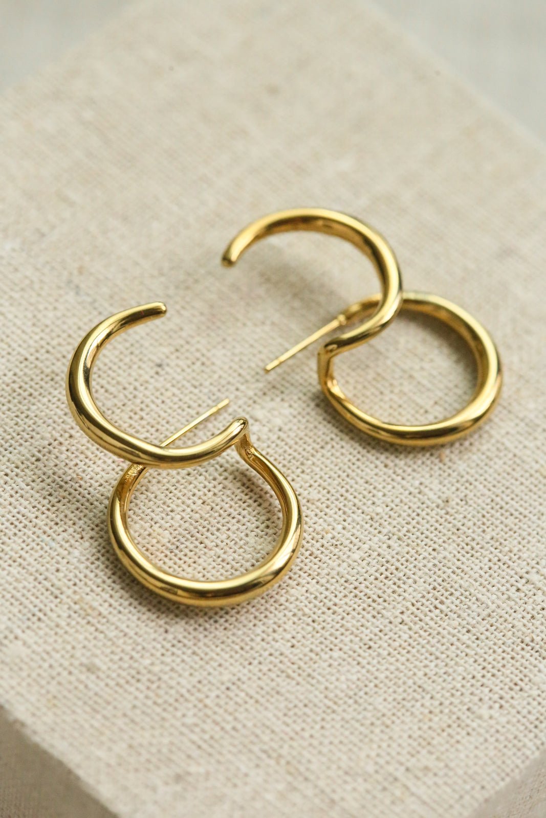 Octavia Hoops - has waterproof, durable, elegant and vintage inspired jewelry