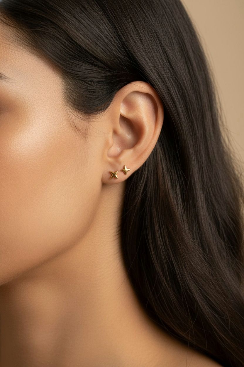 Orielle Studs - has waterproof, durable, elegant and vintage inspired jewelry