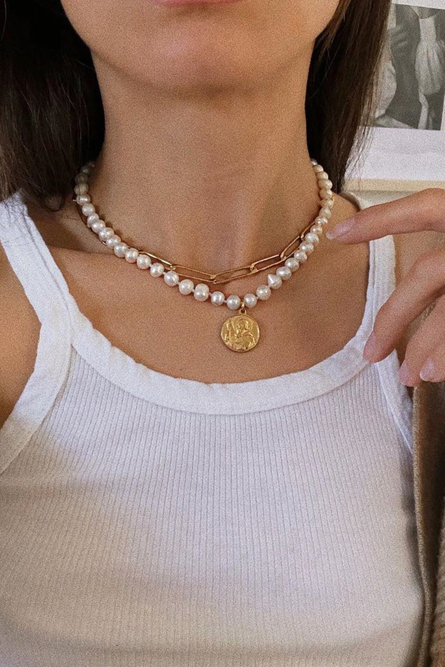 Sofia Necklace - has waterproof, durable, elegant and vintage inspired jewelry