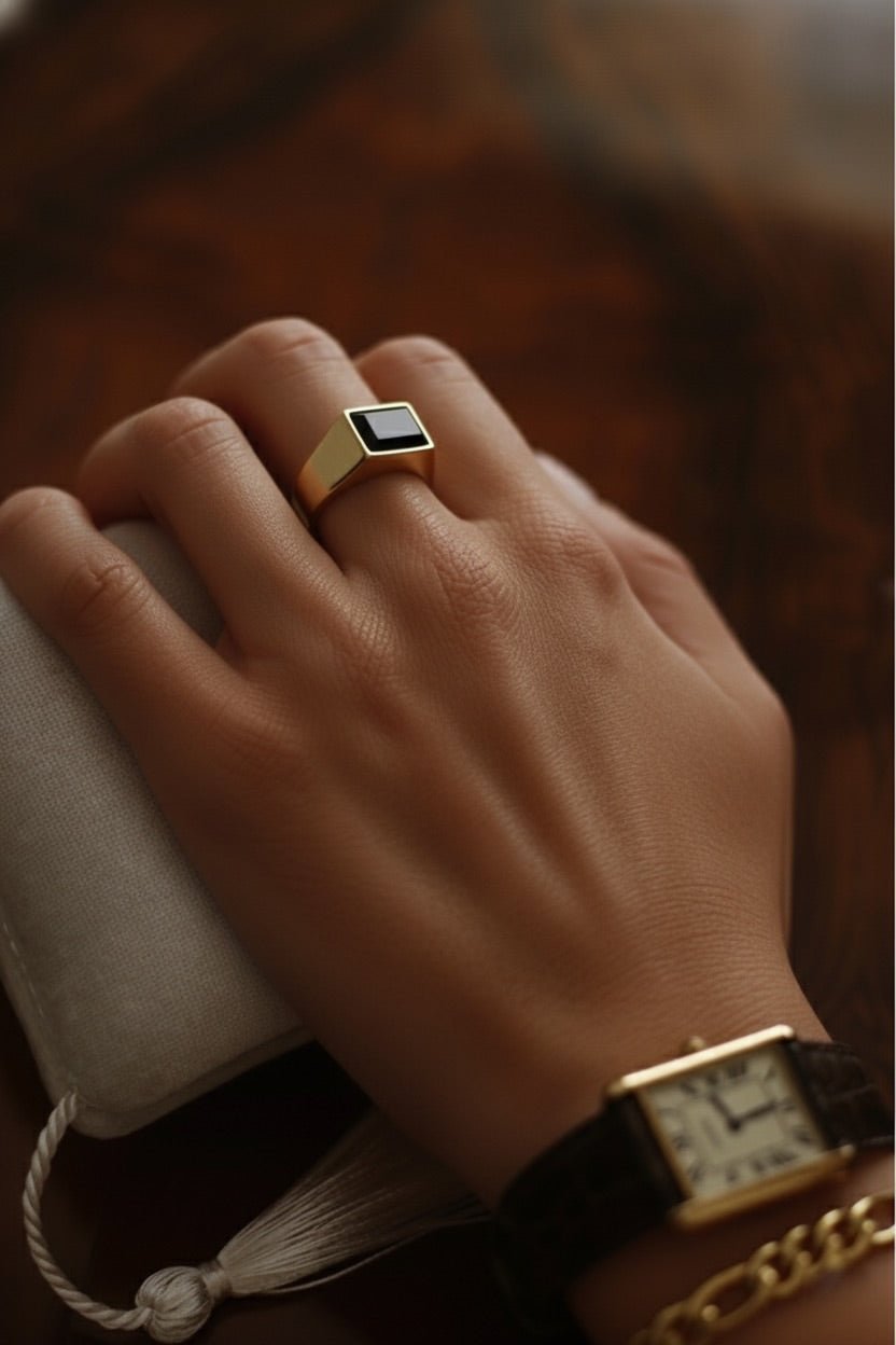 Sombre Ring - has waterproof, durable, elegant and vintage inspired jewelry