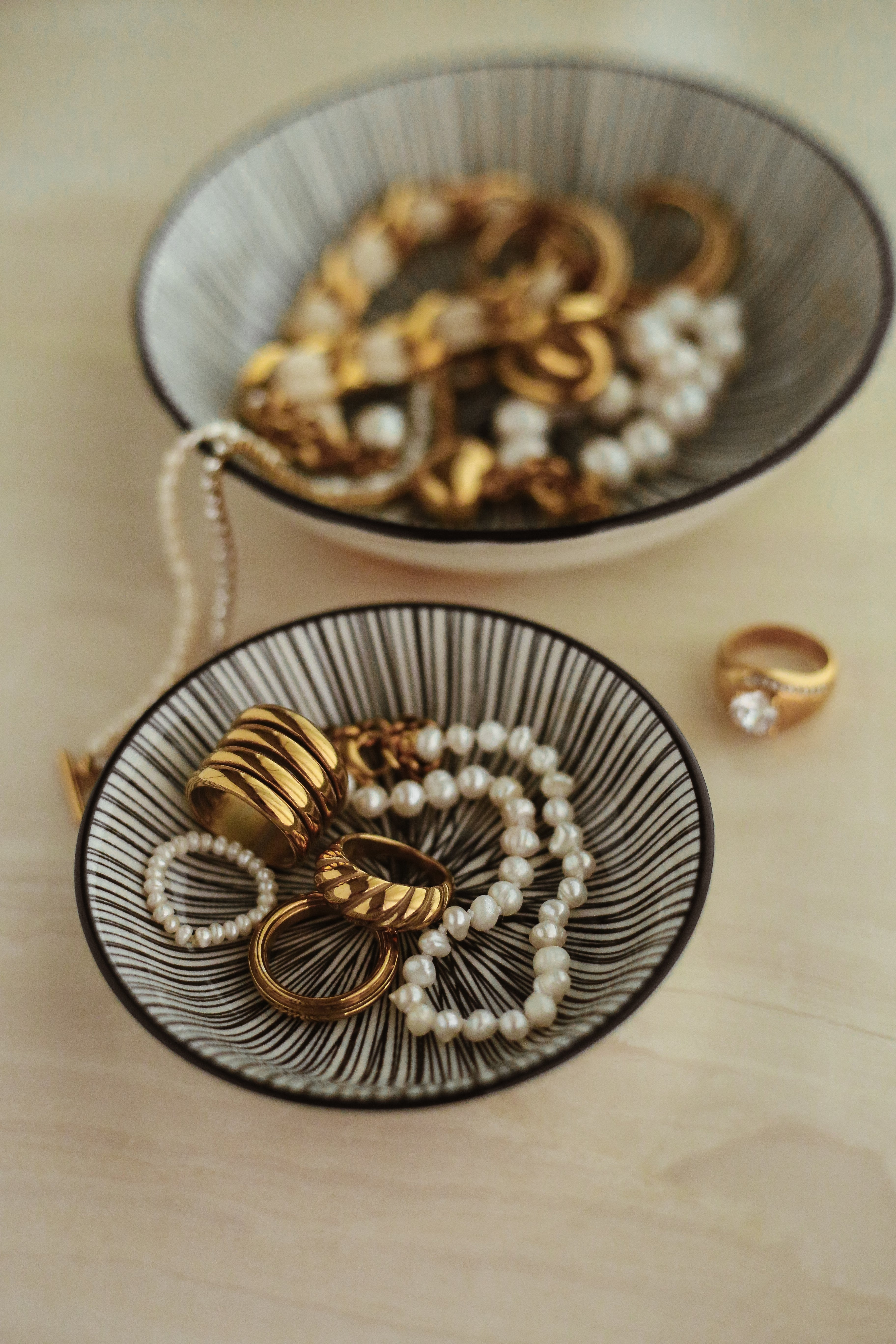 Trinket Dish - Sketch - has waterproof, durable, elegant and vintage inspired jewelry