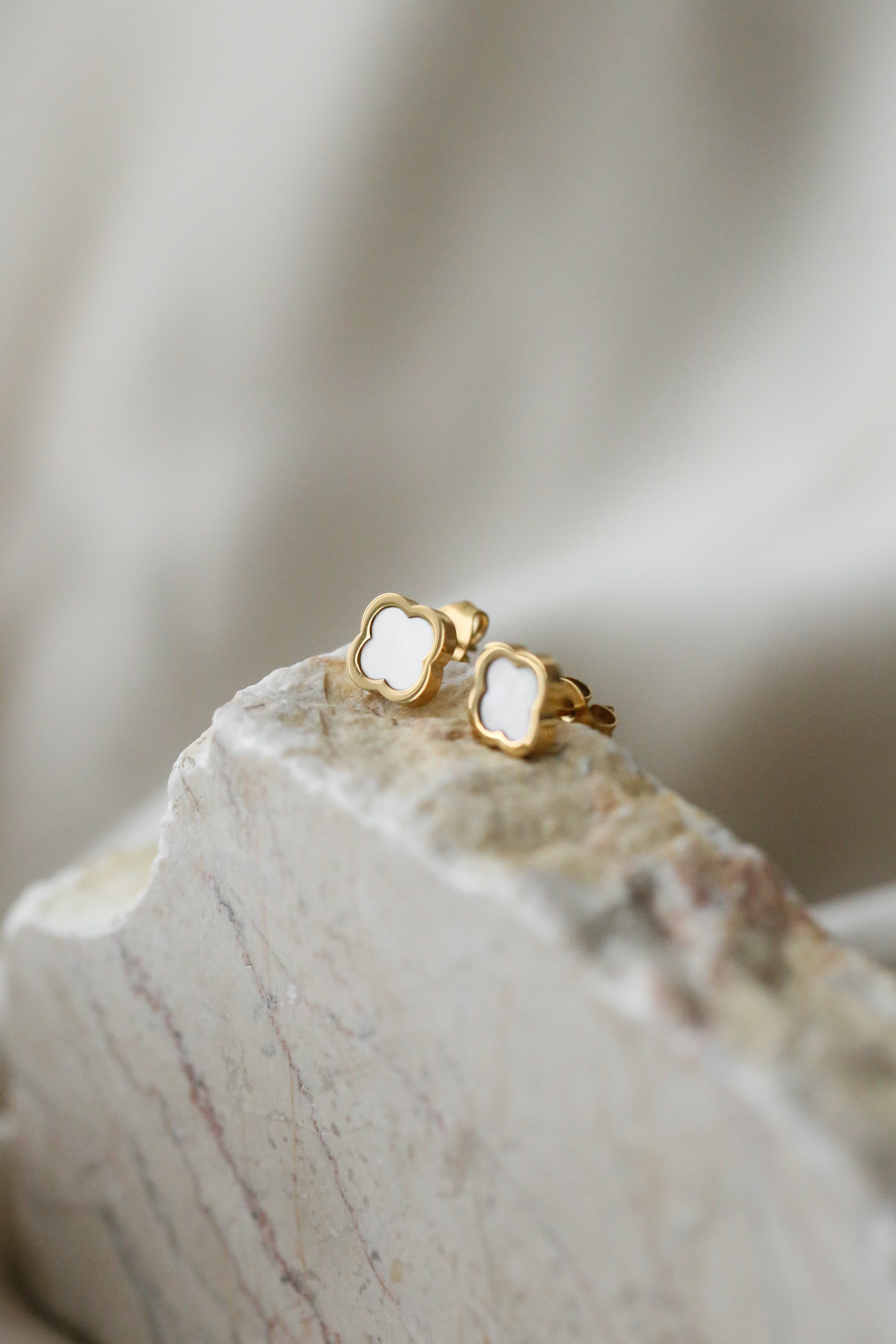 Viola Studs - has waterproof, durable, elegant and vintage inspired jewelry