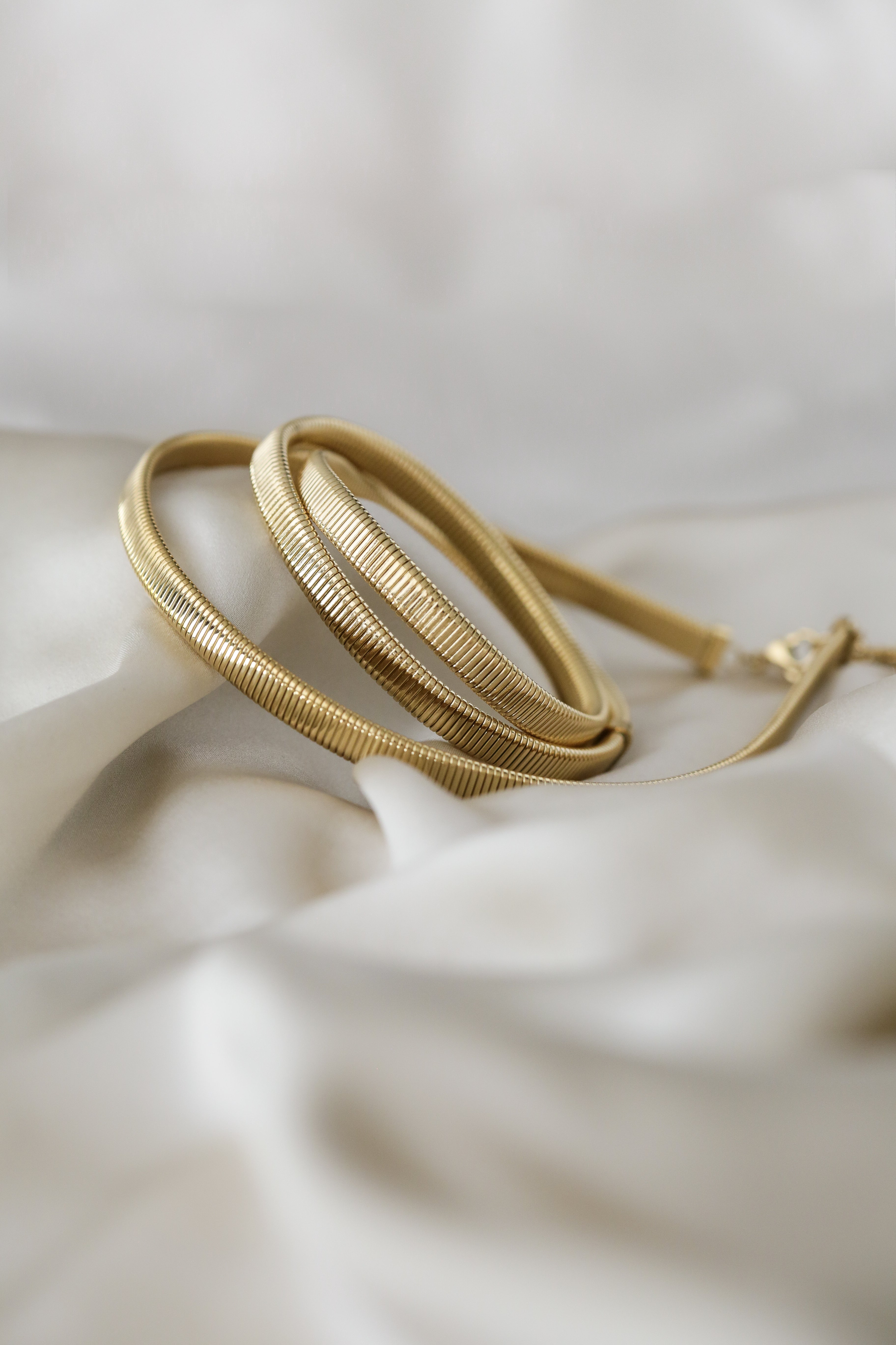 Xyla Double Bangle - has waterproof, durable, elegant and vintage inspired jewelry