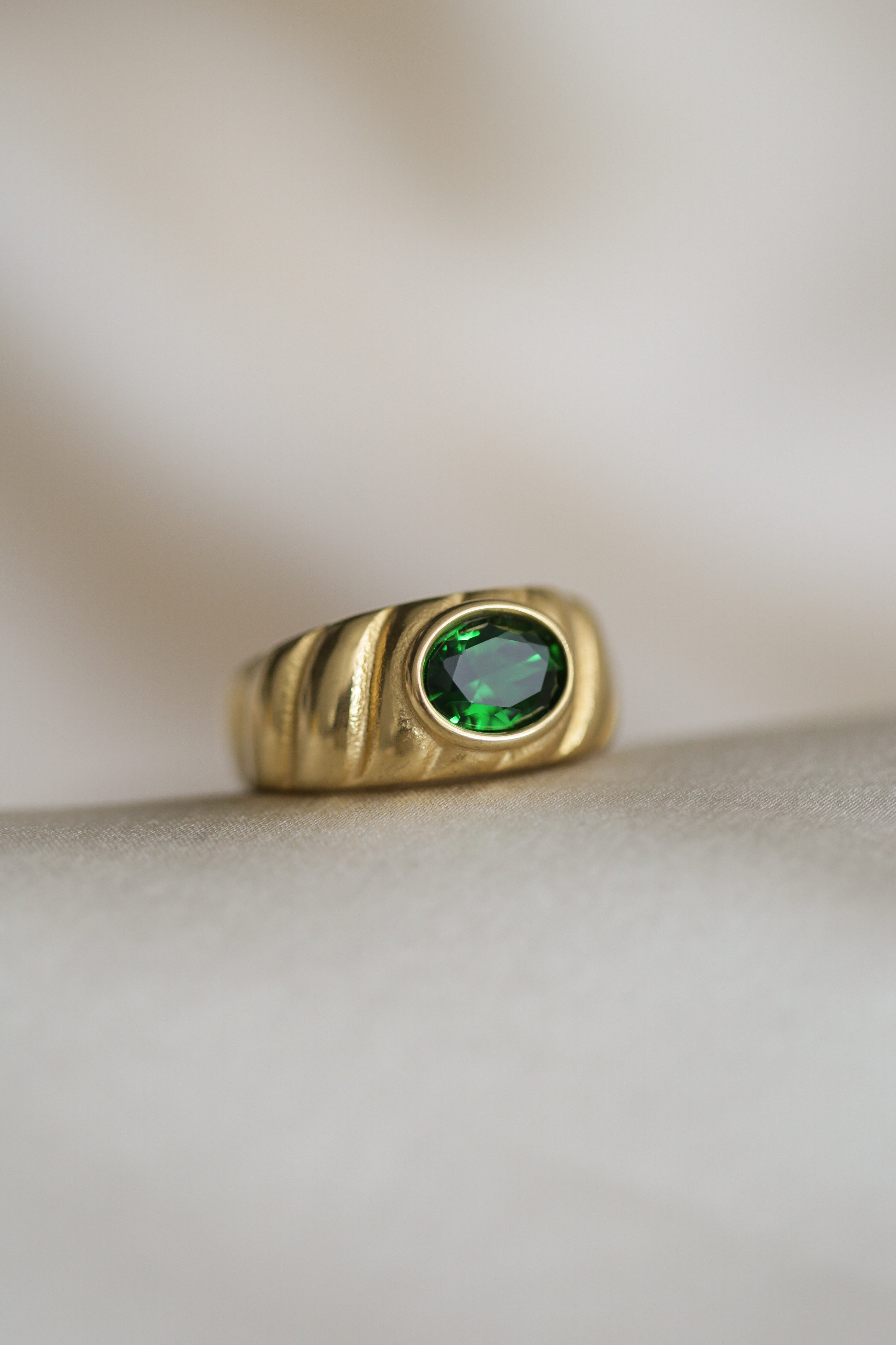 Zoe Ring - has waterproof, durable, elegant and vintage inspired jewelry