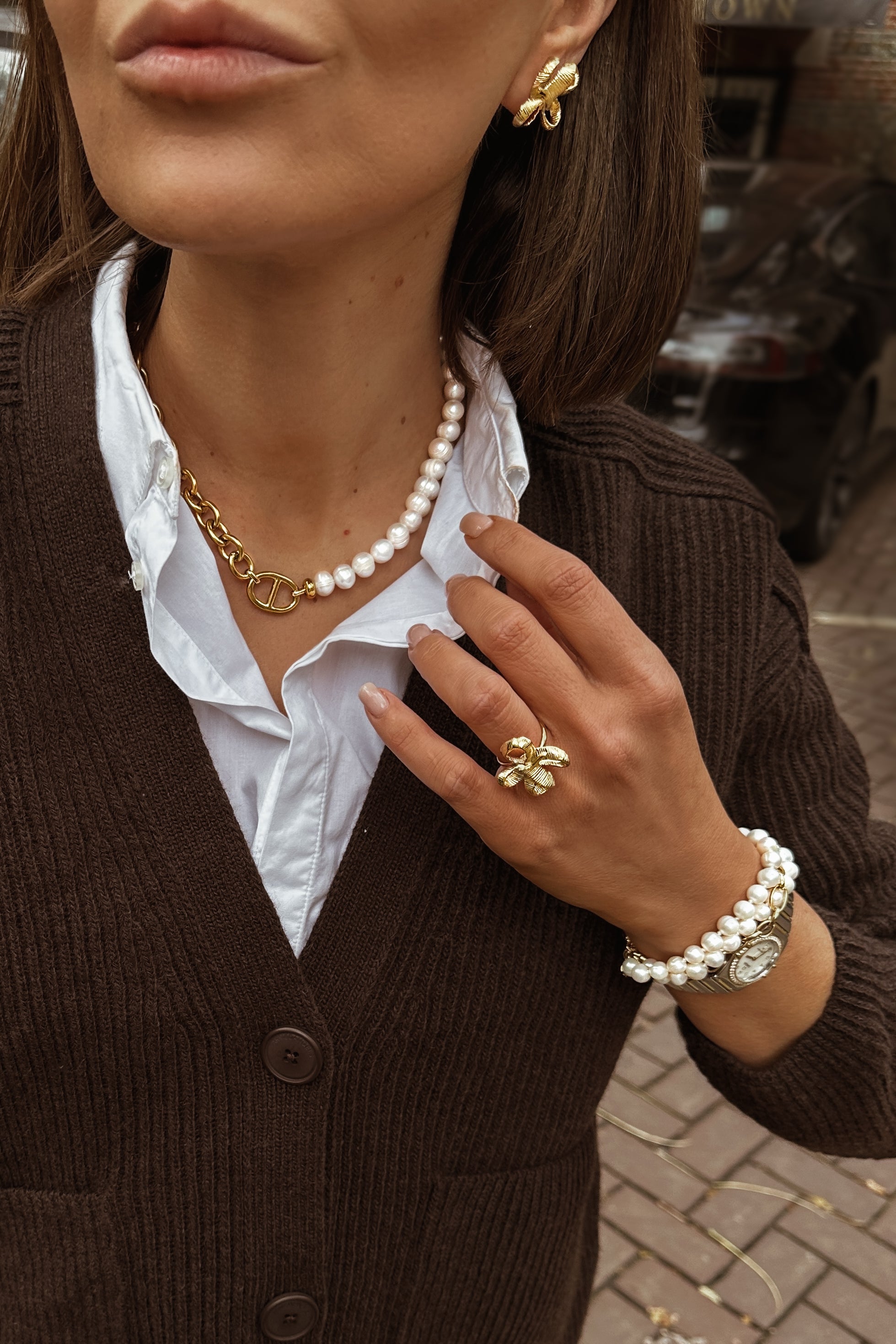 Zoya Necklace - Boutique Minimaliste has waterproof, durable, elegant and vintage inspired jewelry