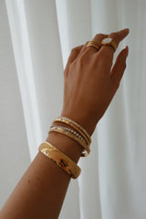 Amata Cuff - Boutique Minimaliste has waterproof, durable, elegant and vintage inspired jewelry