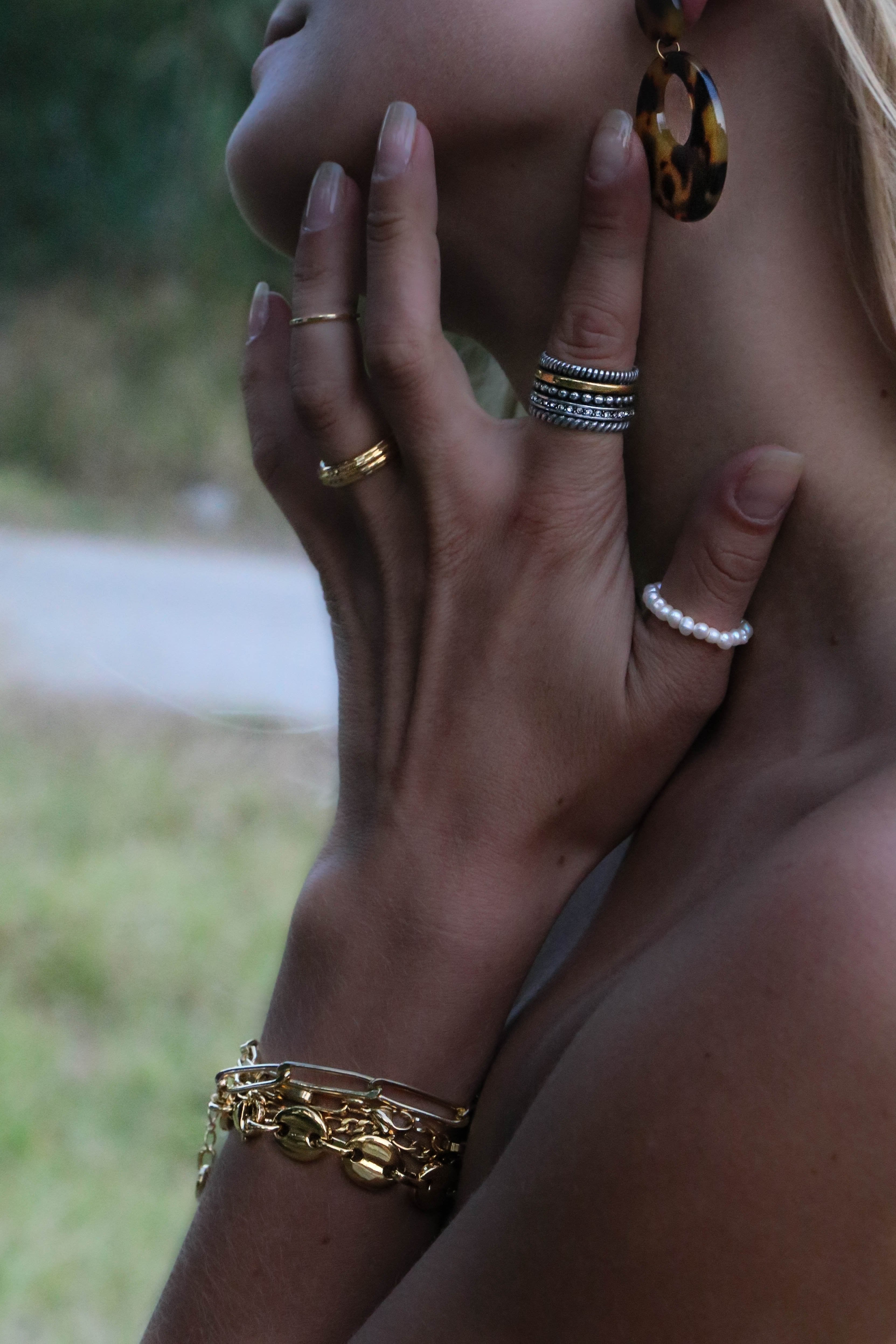 Aurelia Pearls Ring - has waterproof, durable, elegant and vintage inspired jewelry