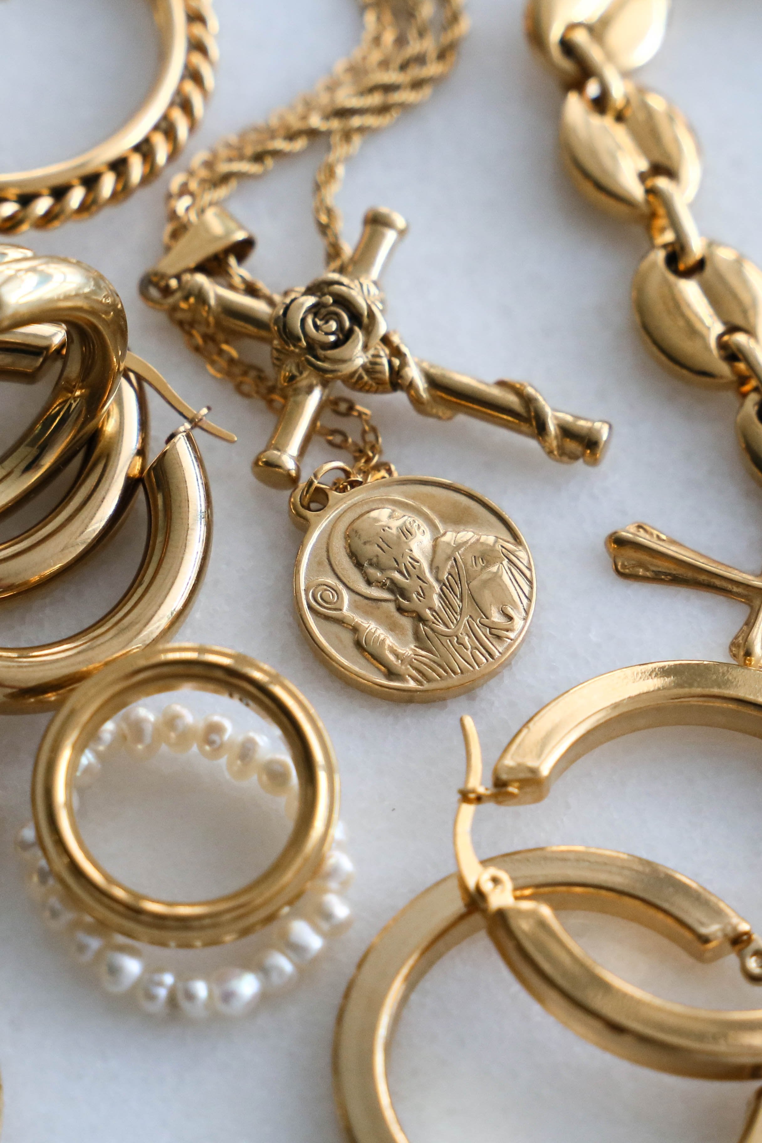 Aurelia Pearls Ring - has waterproof, durable, elegant and vintage inspired jewelry