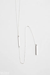 Bar Lariat Necklace - Boutique Minimaliste has waterproof, durable, elegant and vintage inspired jewelry