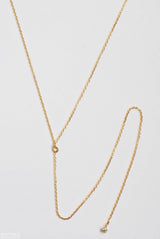 Basic Lariat Necklace - Boutique Minimaliste has waterproof, durable, elegant and vintage inspired jewelry