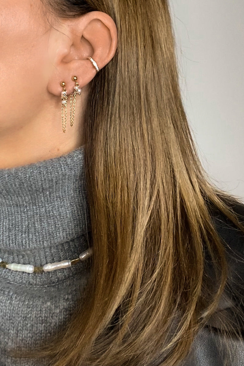 Blanche Earrings - Boutique Minimaliste has waterproof, durable, elegant and vintage inspired jewelry