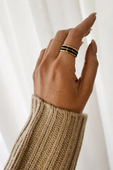 Brianna Ring - Boutique Minimaliste has waterproof, durable, elegant and vintage inspired jewelry